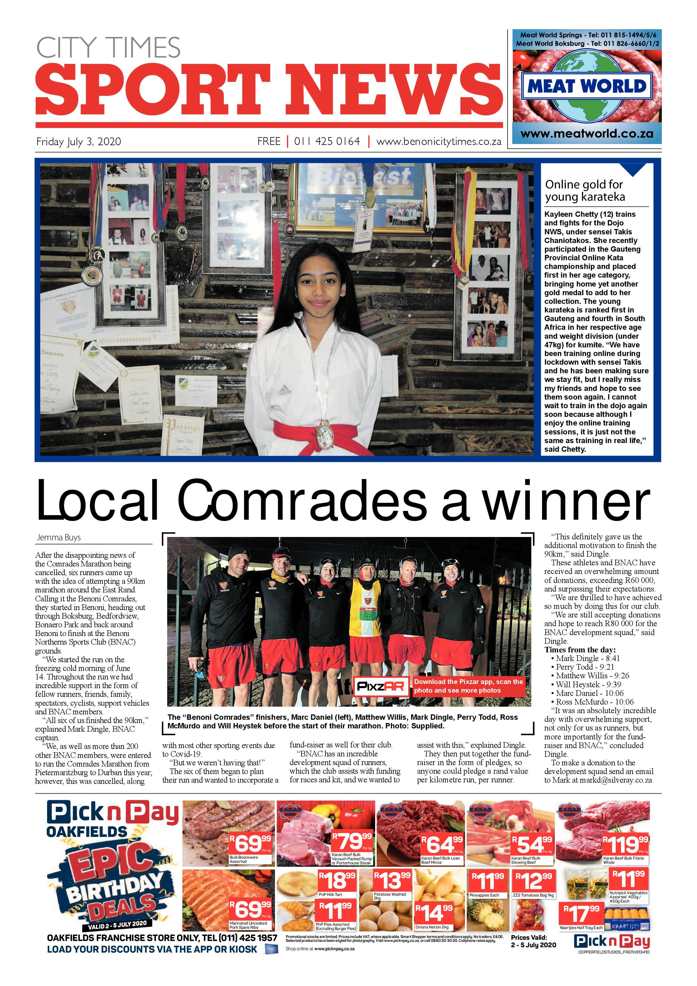 Benoni City Times 02 June 2020 page 16