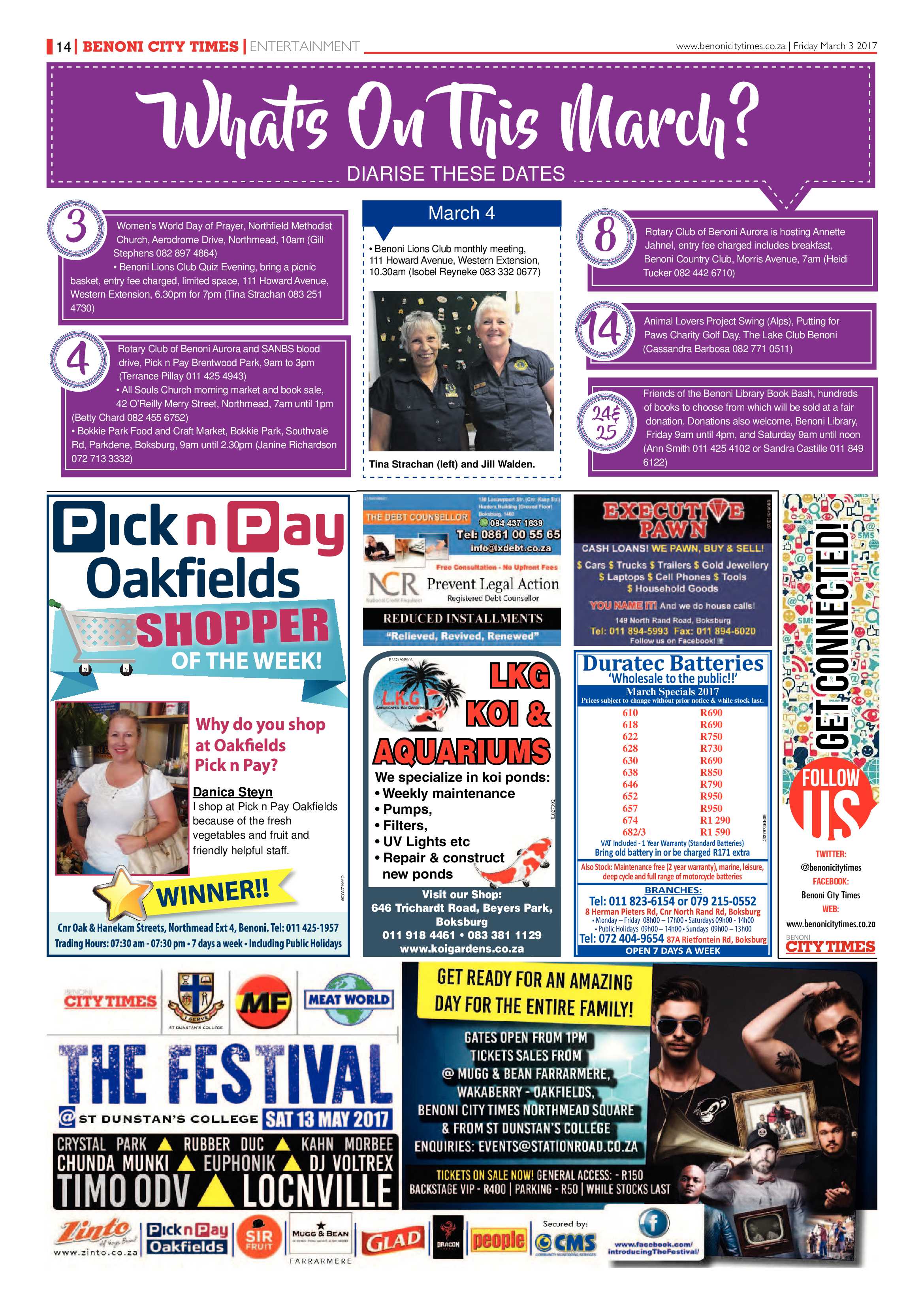 Benoni City Times 02 March 2017 page 14