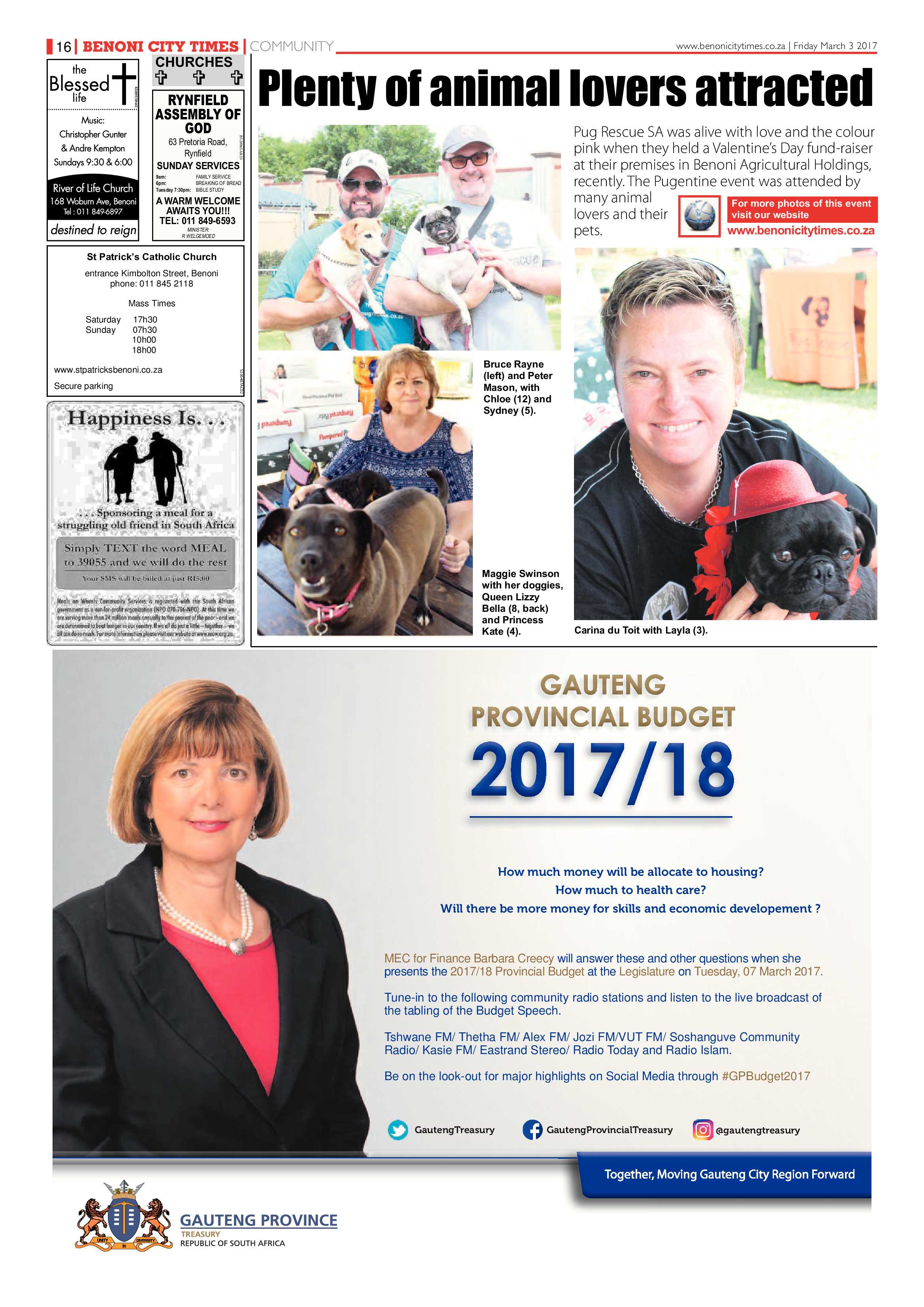 Benoni City Times 02 March 2017 page 16