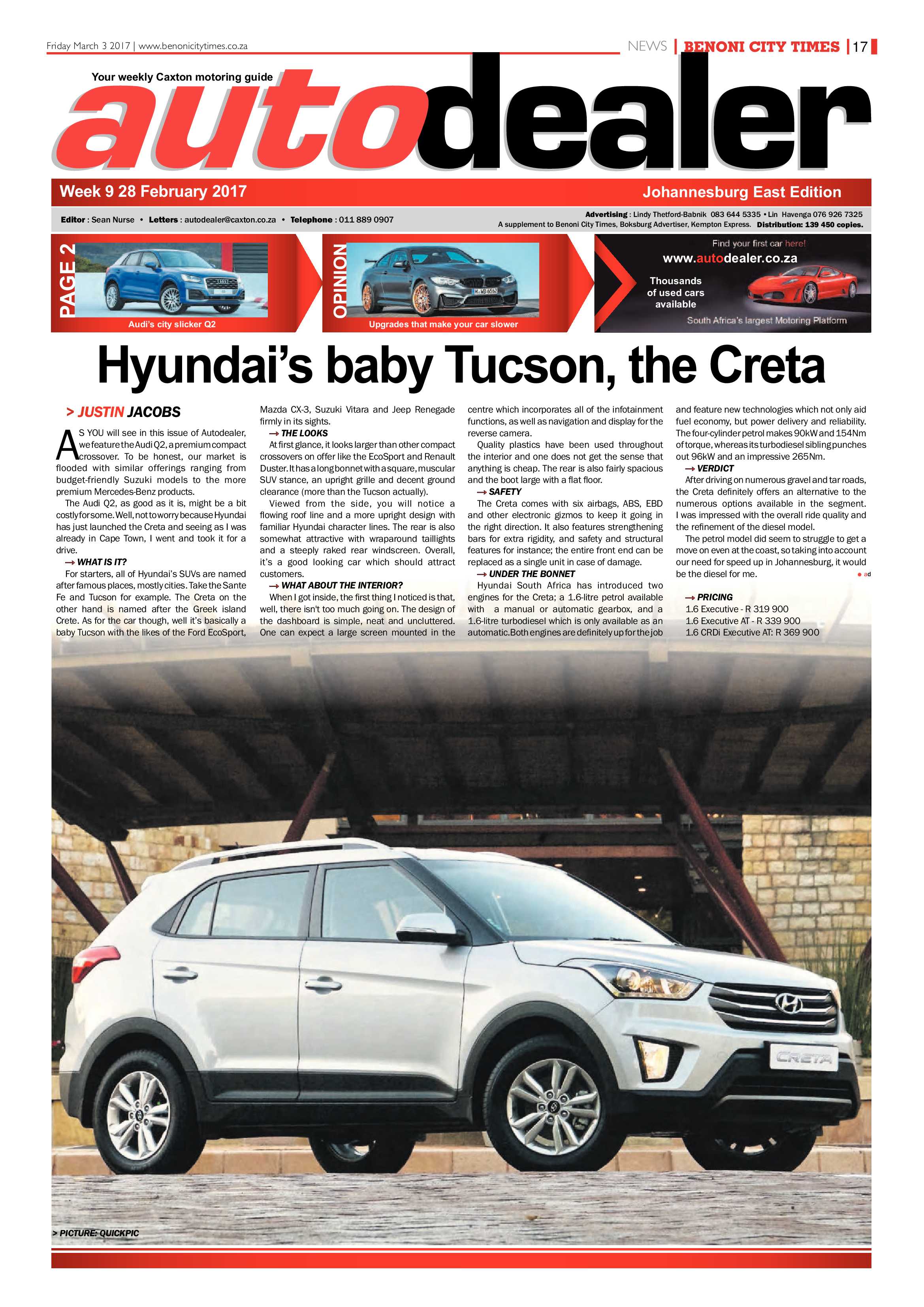 Benoni City Times 02 March 2017 page 17