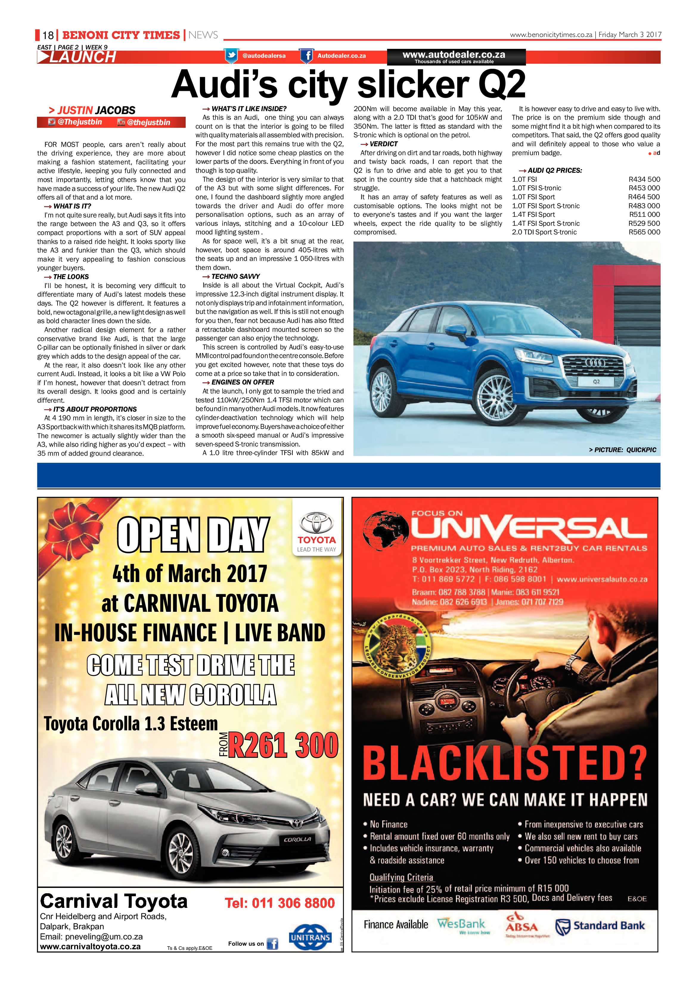 Benoni City Times 02 March 2017 page 18