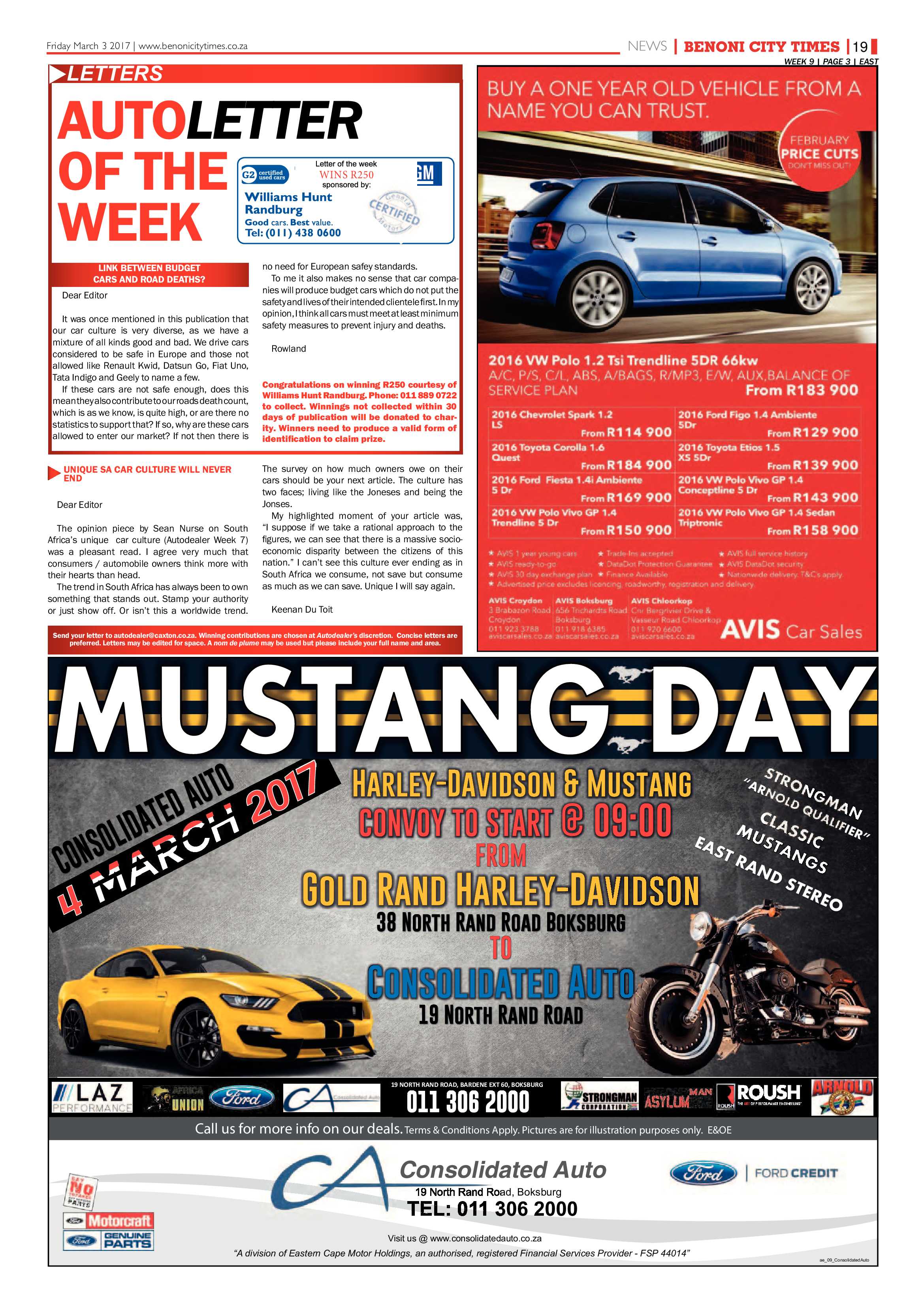 Benoni City Times 02 March 2017 page 19