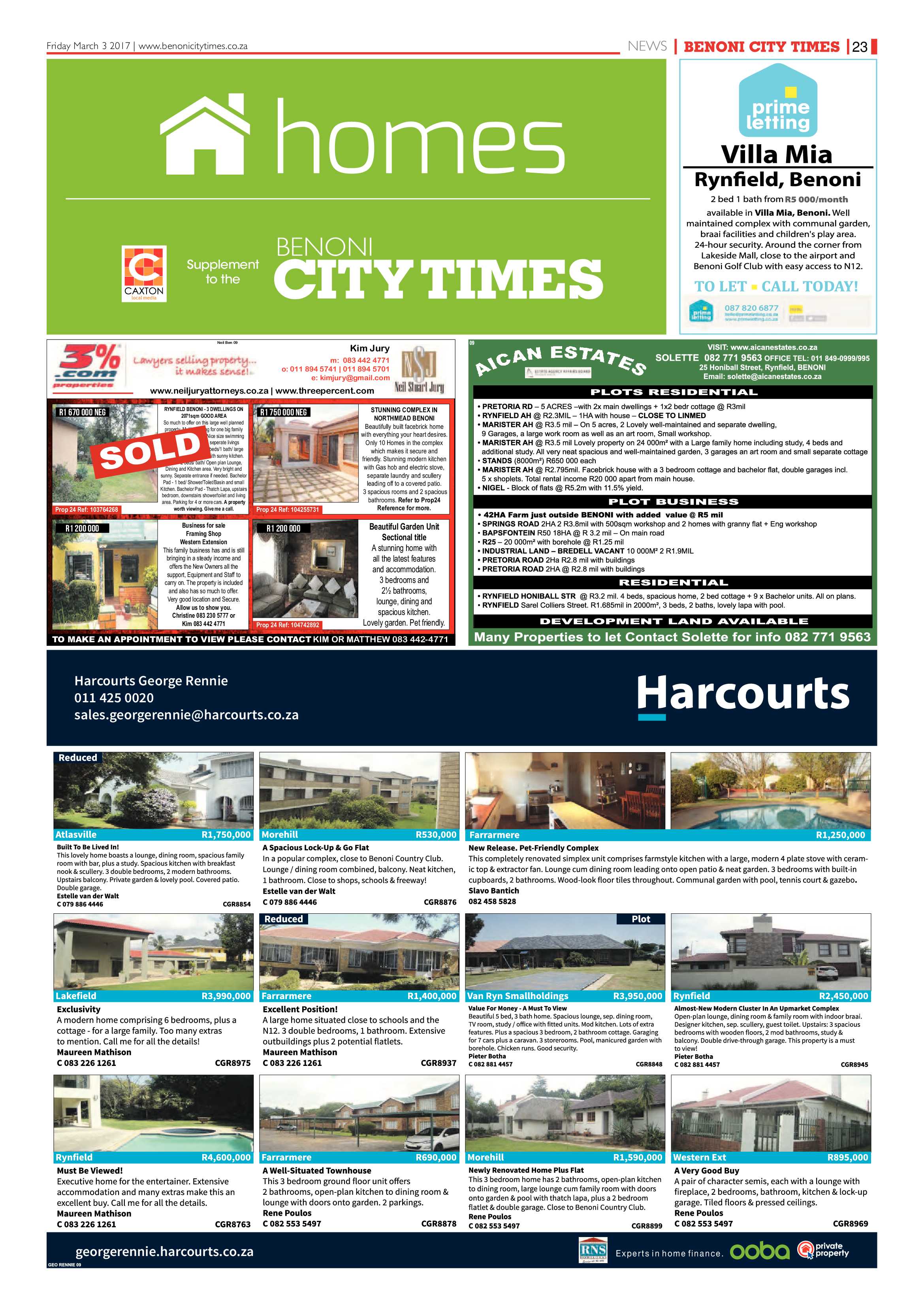 Benoni City Times 02 March 2017 page 23