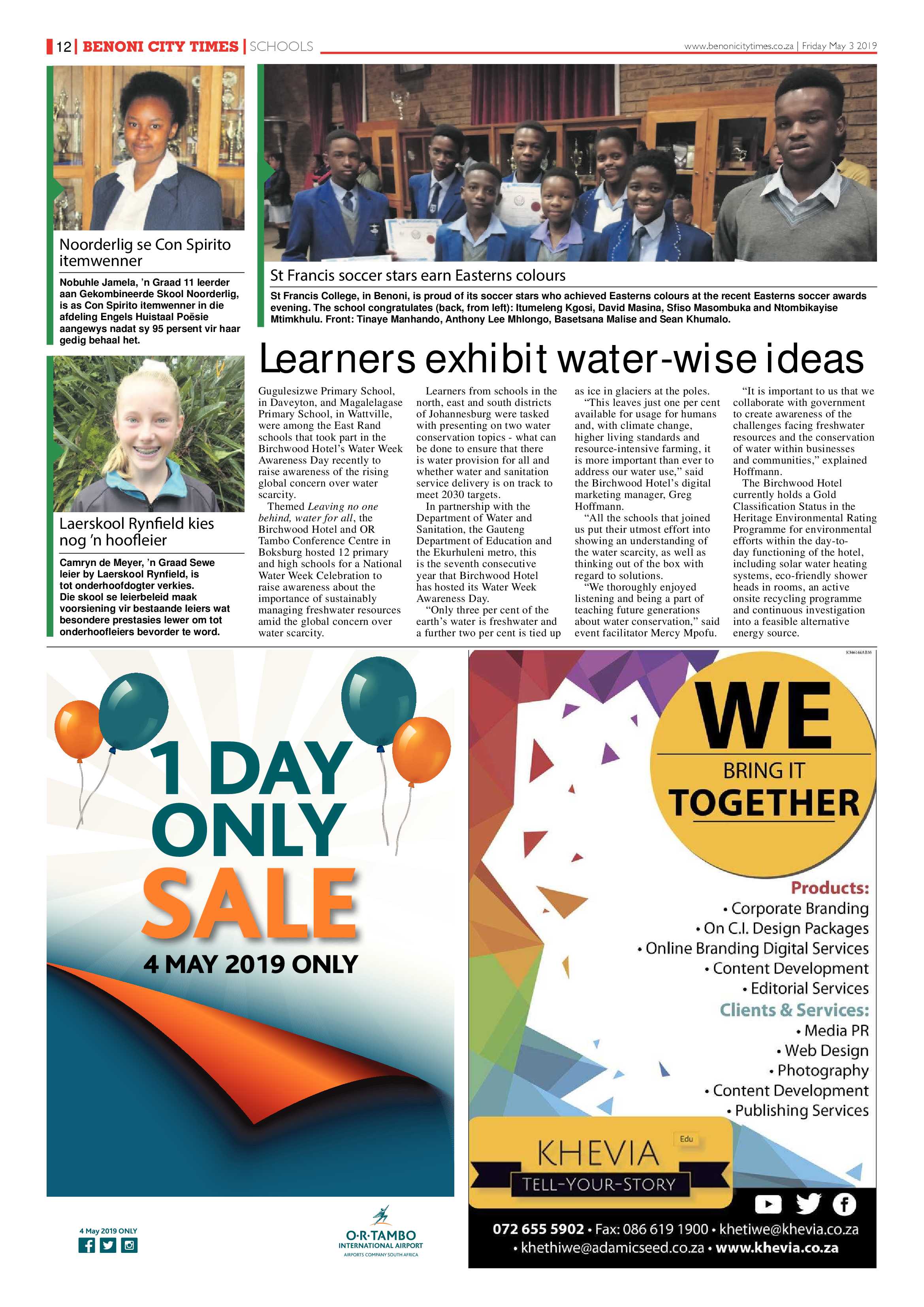 Benoni City Times 02 May 2019 page 12