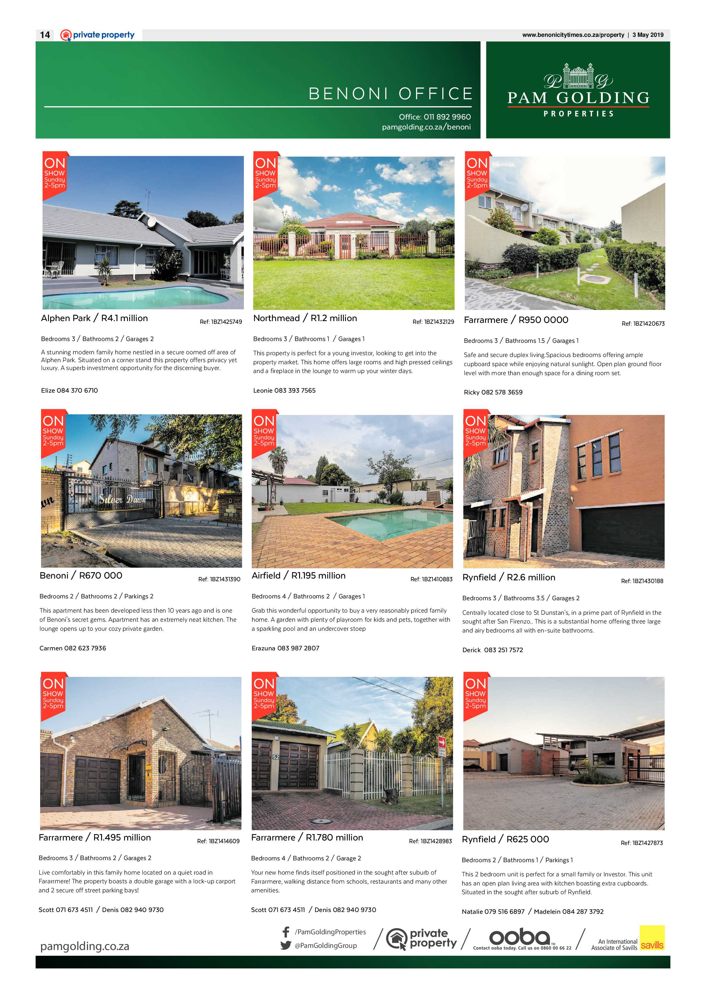 Benoni City Times 02 May 2019 page 14