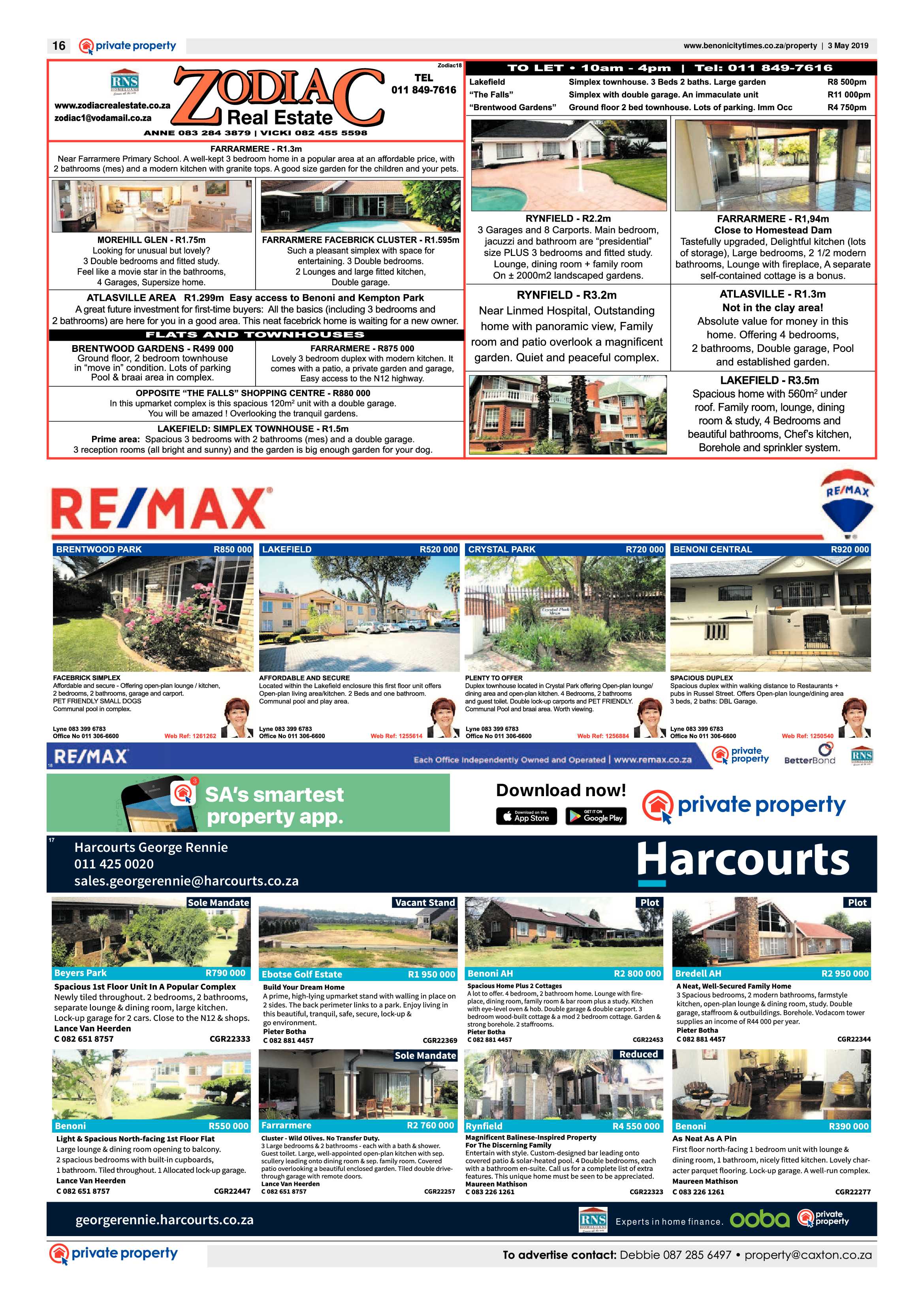 Benoni City Times 02 May 2019 page 16