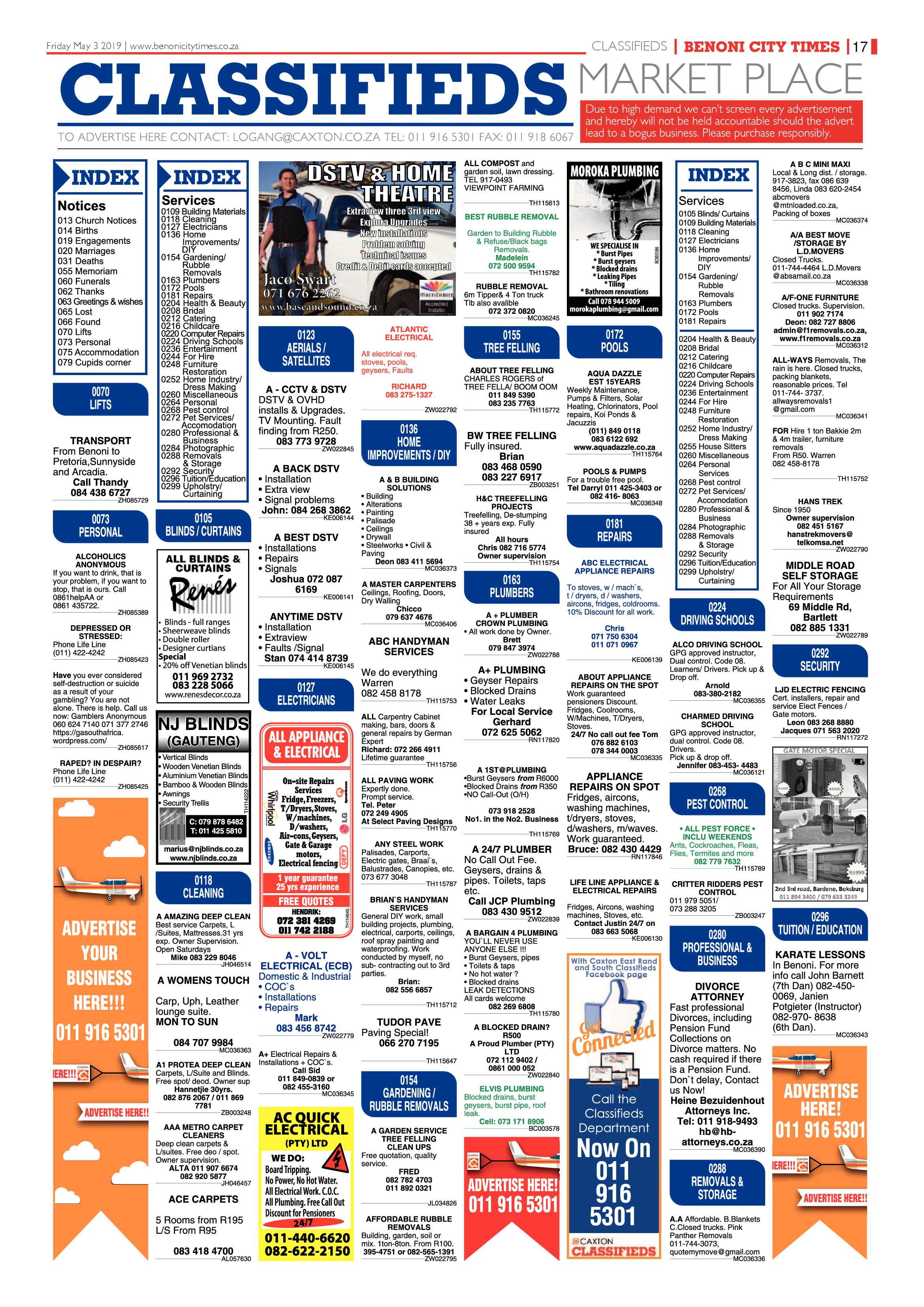 Benoni City Times 02 May 2019 page 17