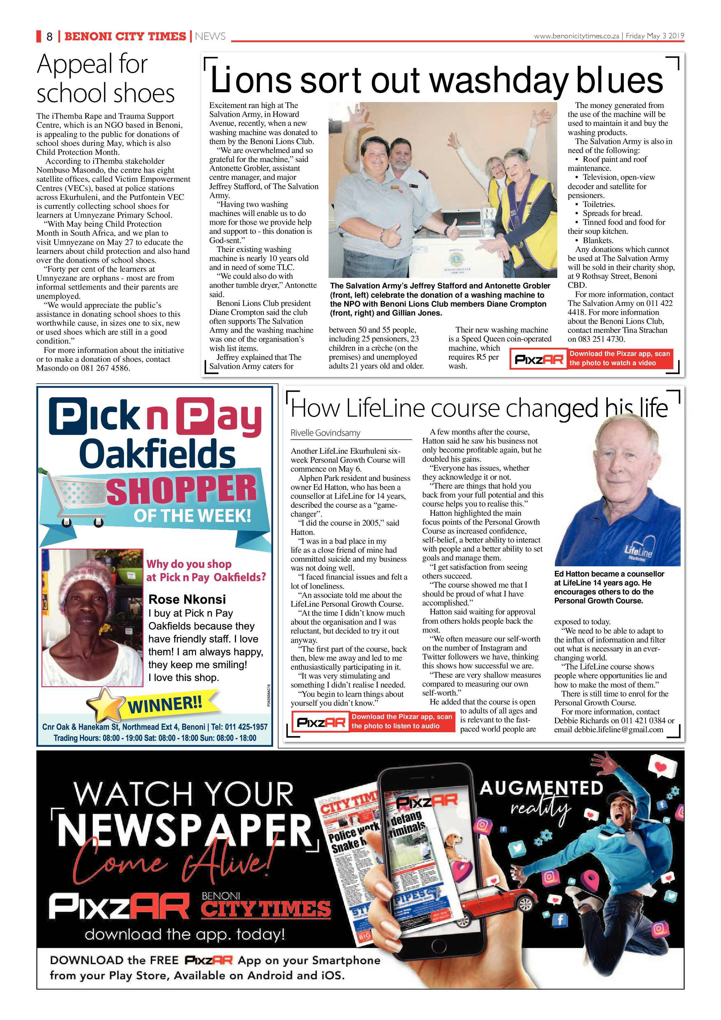 Benoni City Times 02 May 2019 page 8