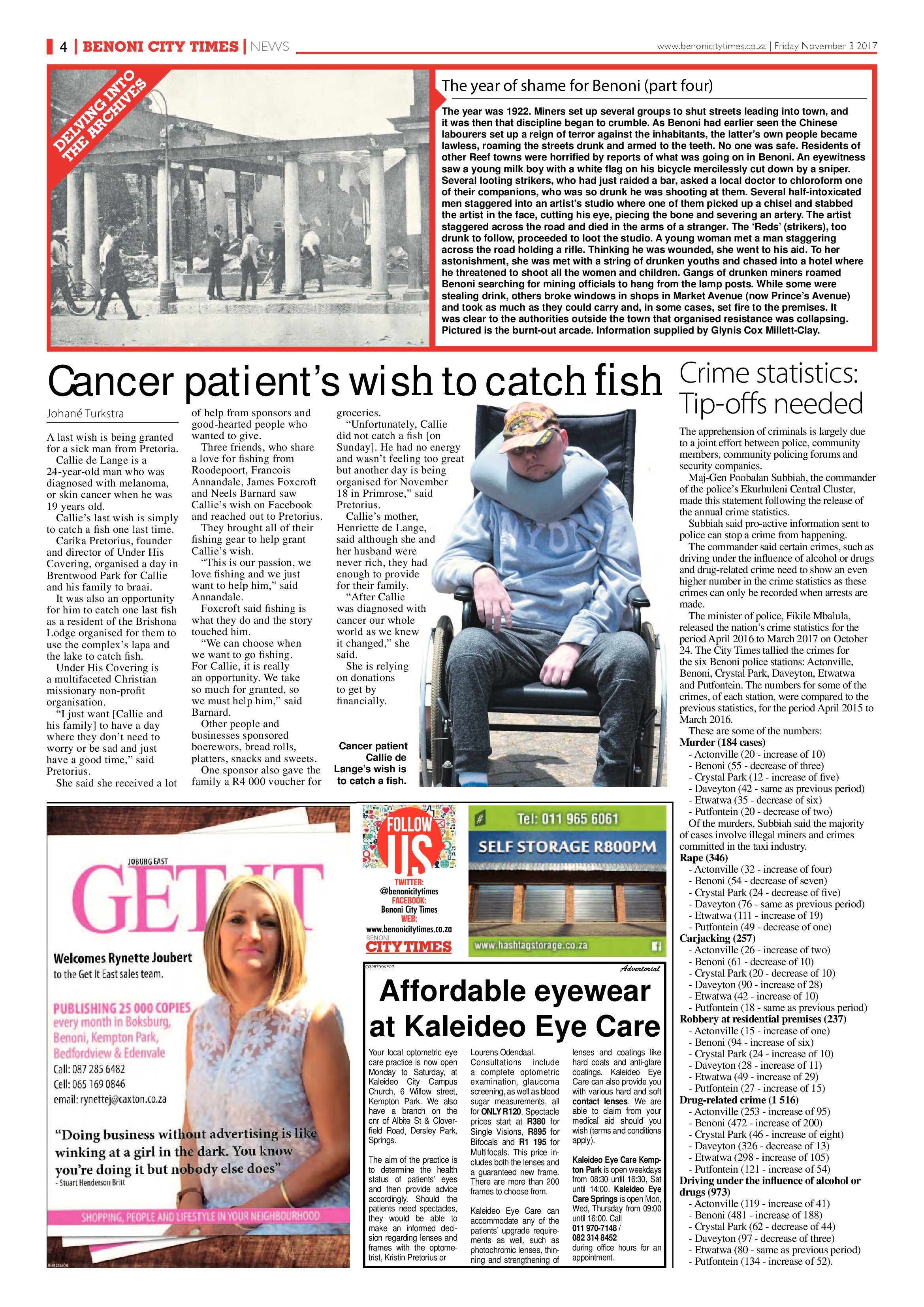 Benoni City Times 02 November 2017 page 4