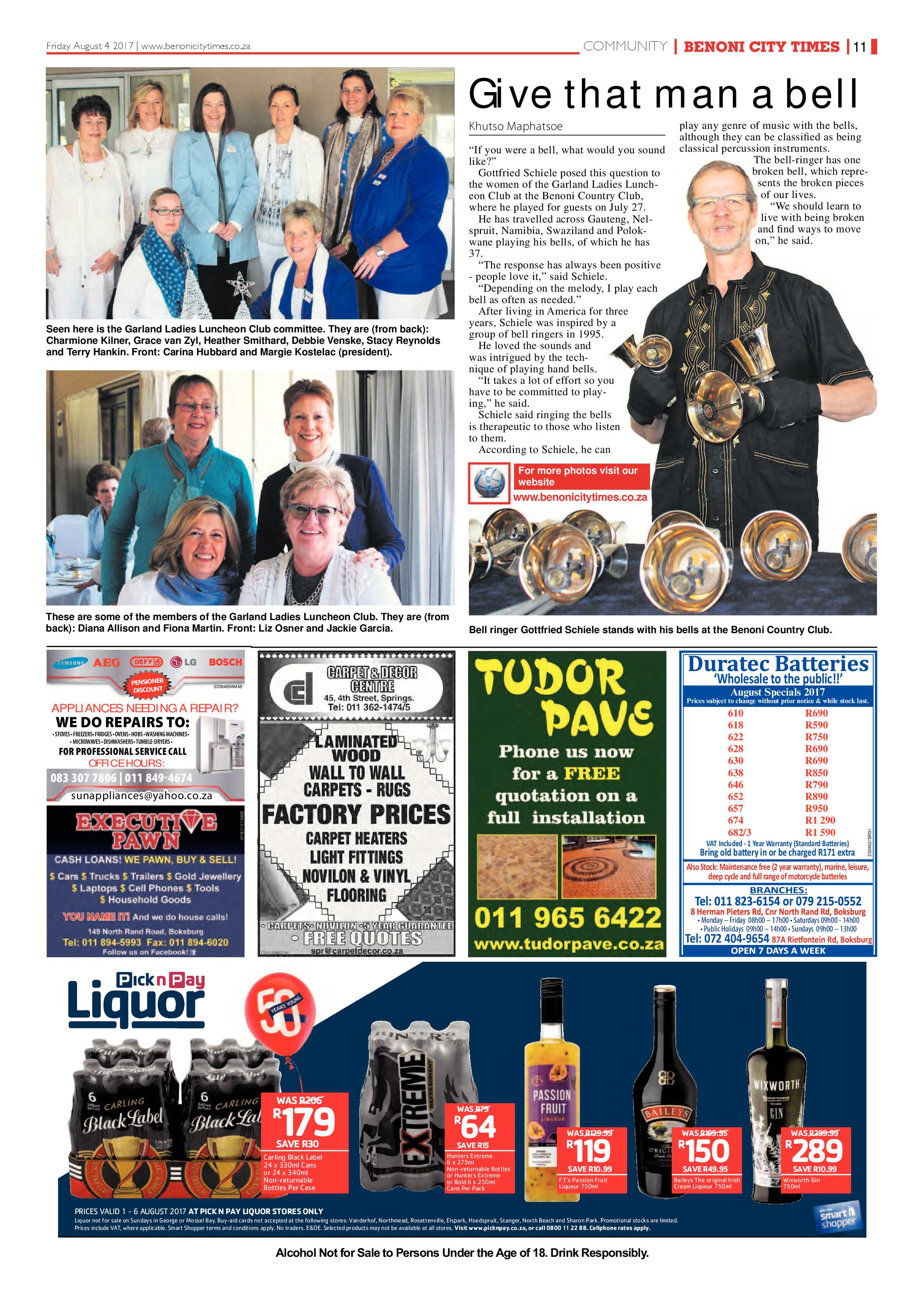 Benoni City Times 03 August 2017 page 11