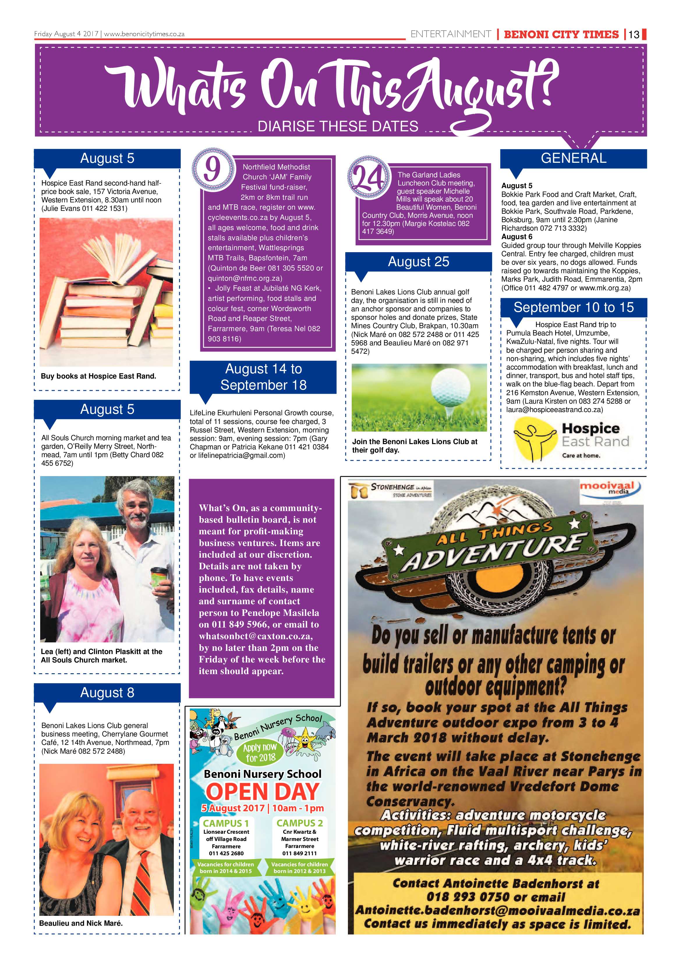 Benoni City Times 03 August 2017 page 13