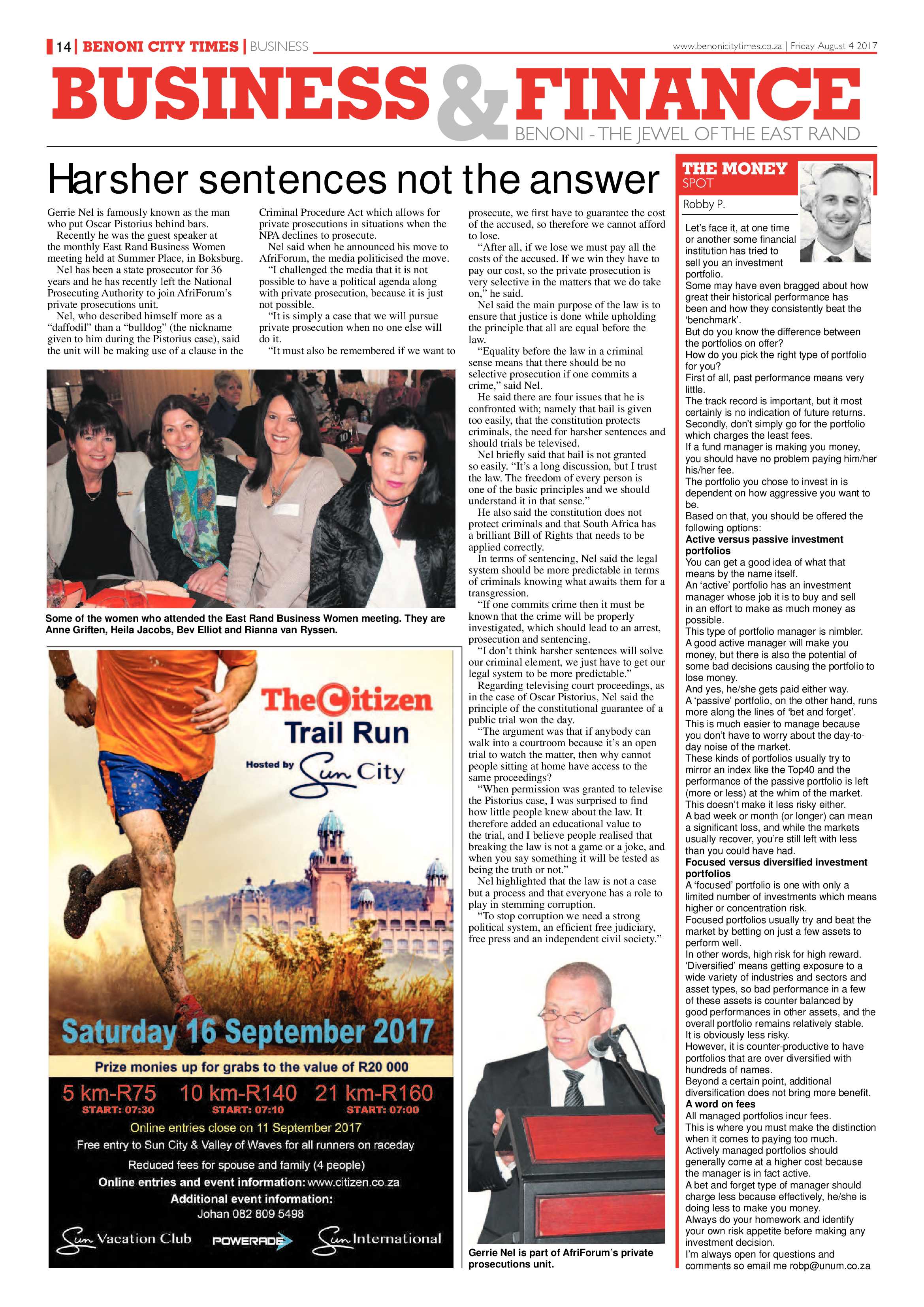 Benoni City Times 03 August 2017 page 14