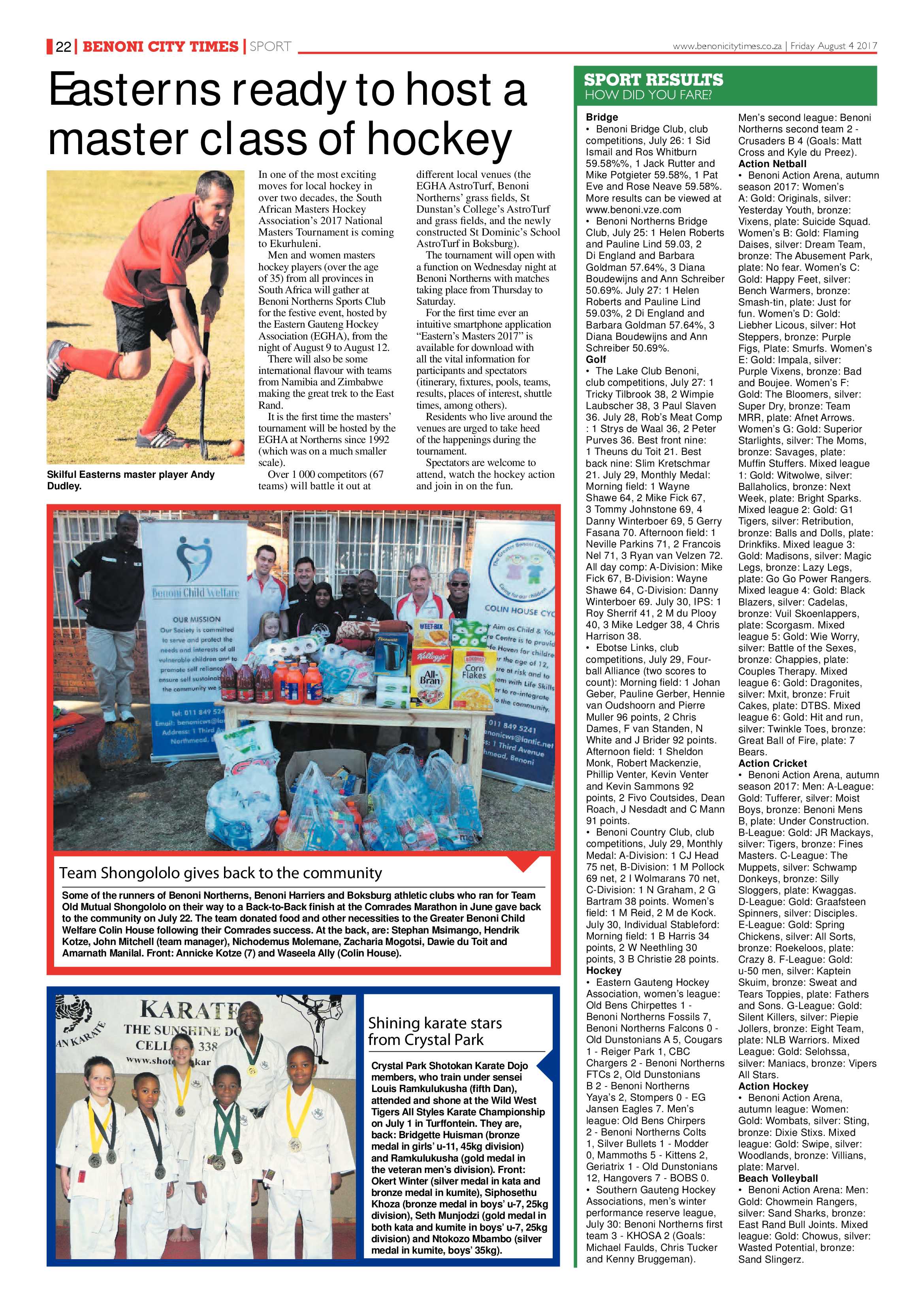 Benoni City Times 03 August 2017 page 22