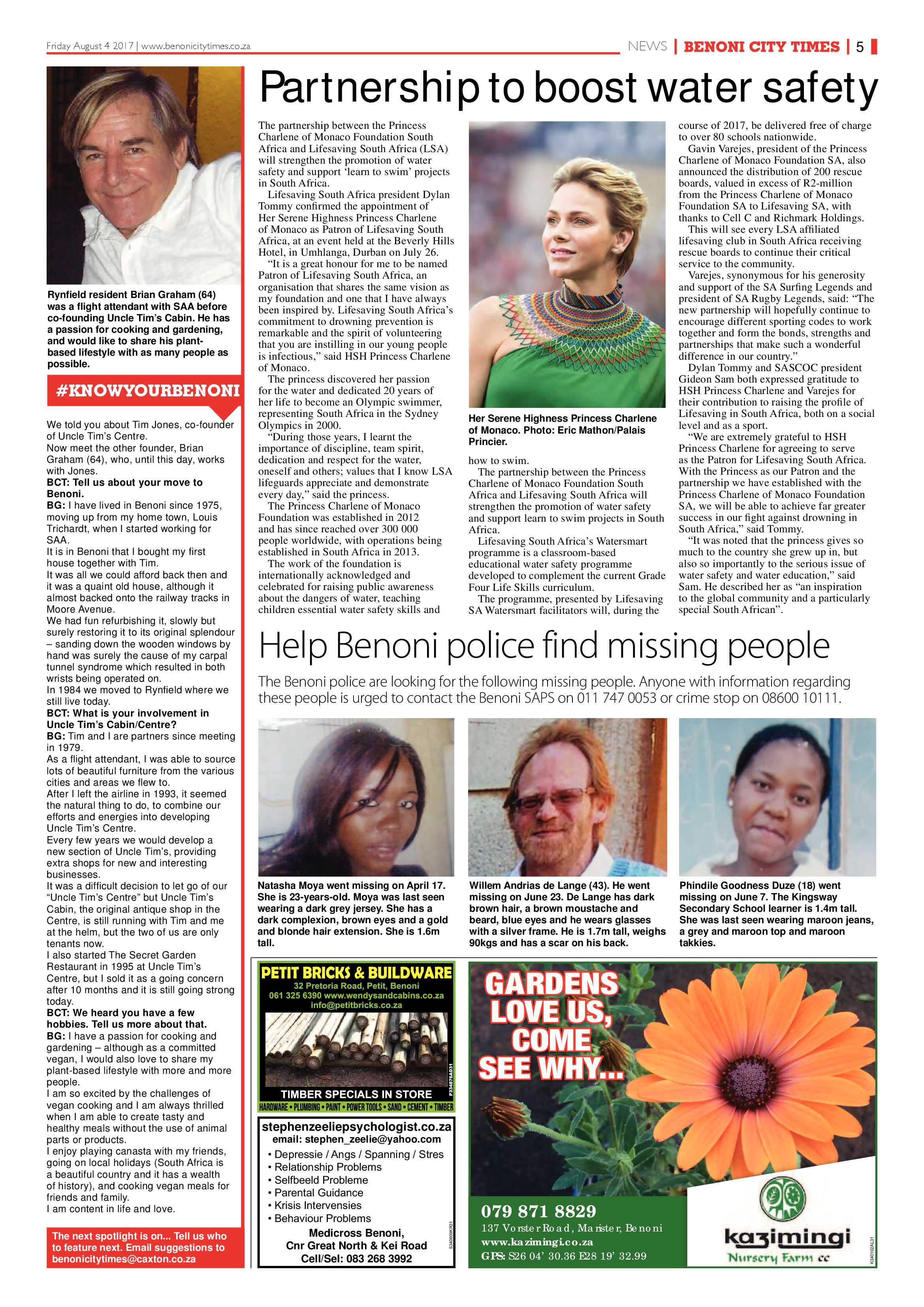 Benoni City Times 03 August 2017 page 5