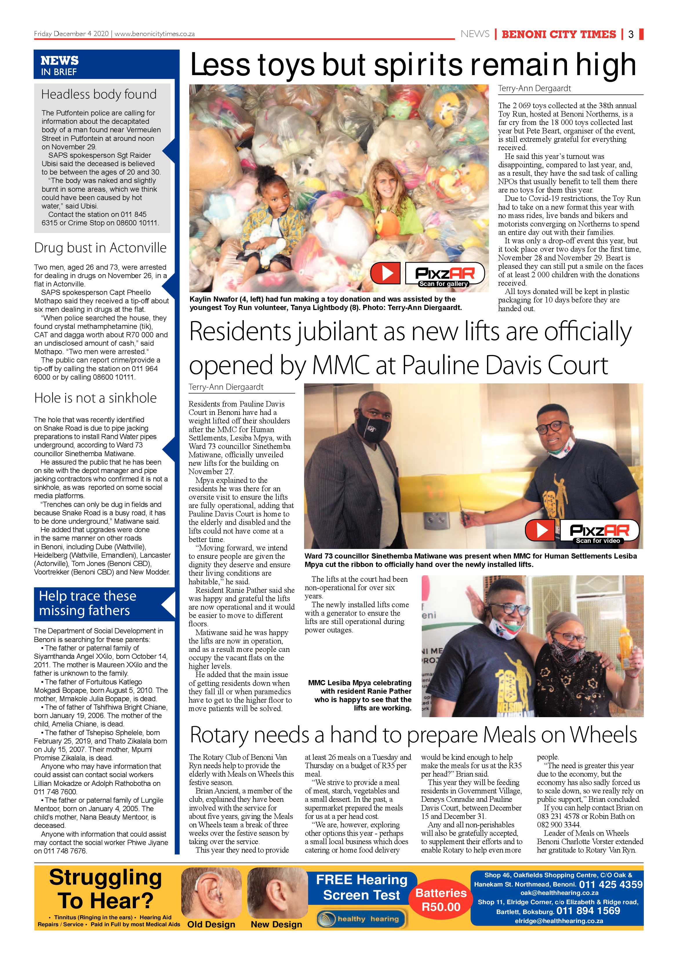 Benoni City Times 03 December 2020 page 3