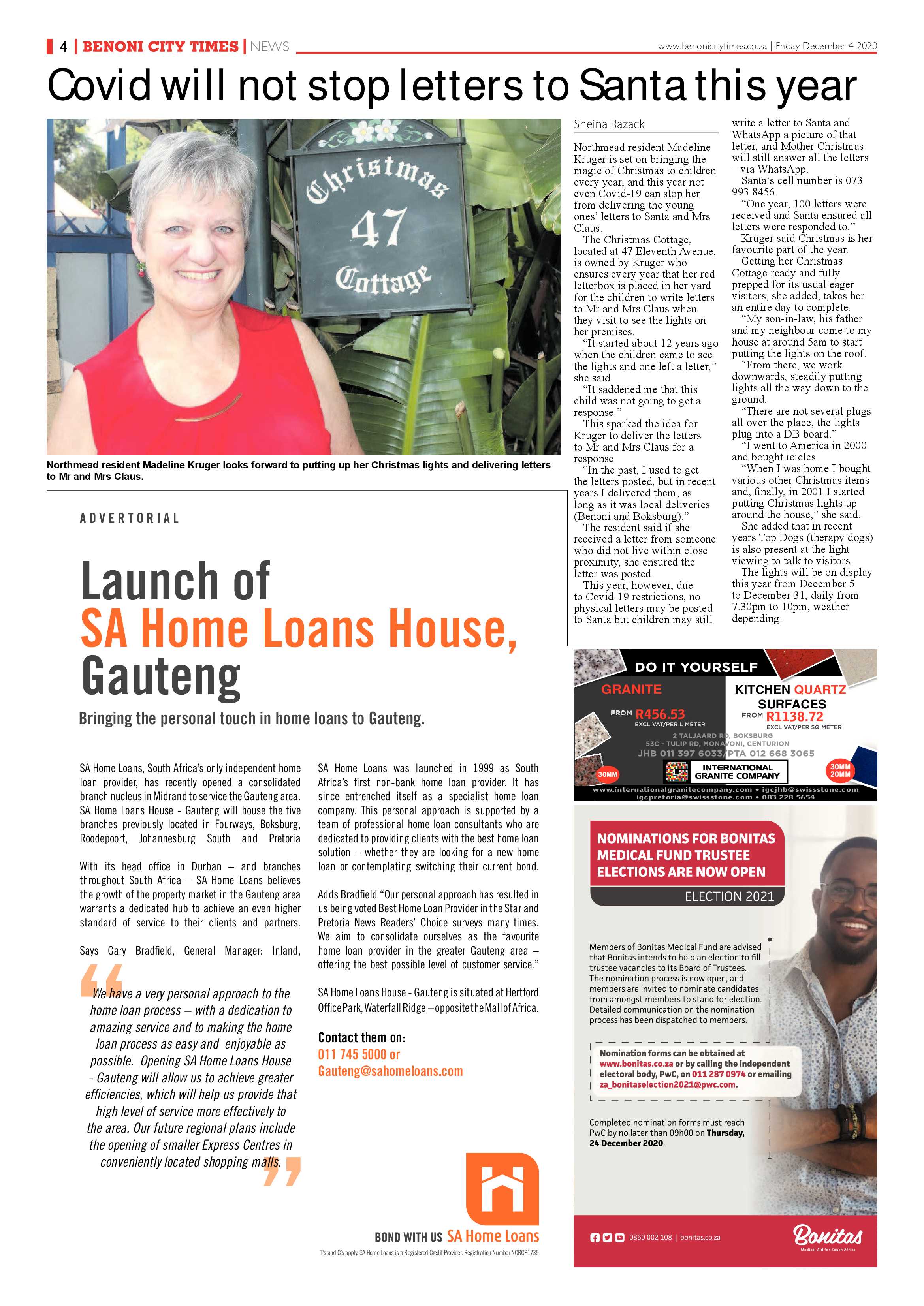 Benoni City Times 03 December 2020 page 4