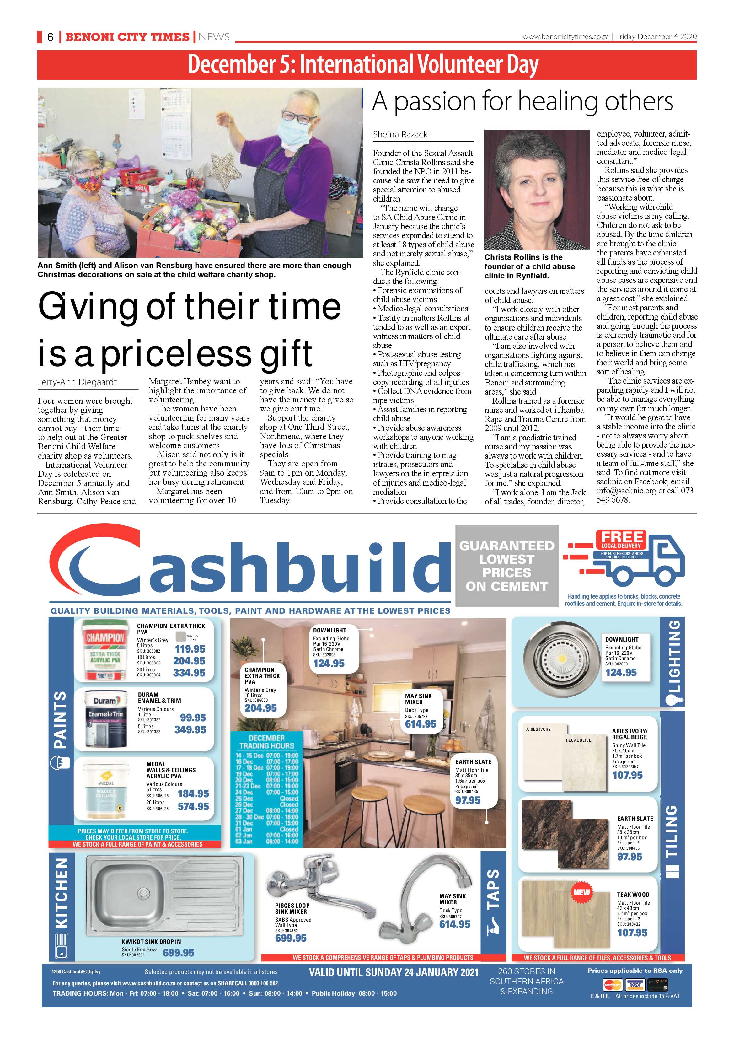 Benoni City Times 03 December 2020 page 6