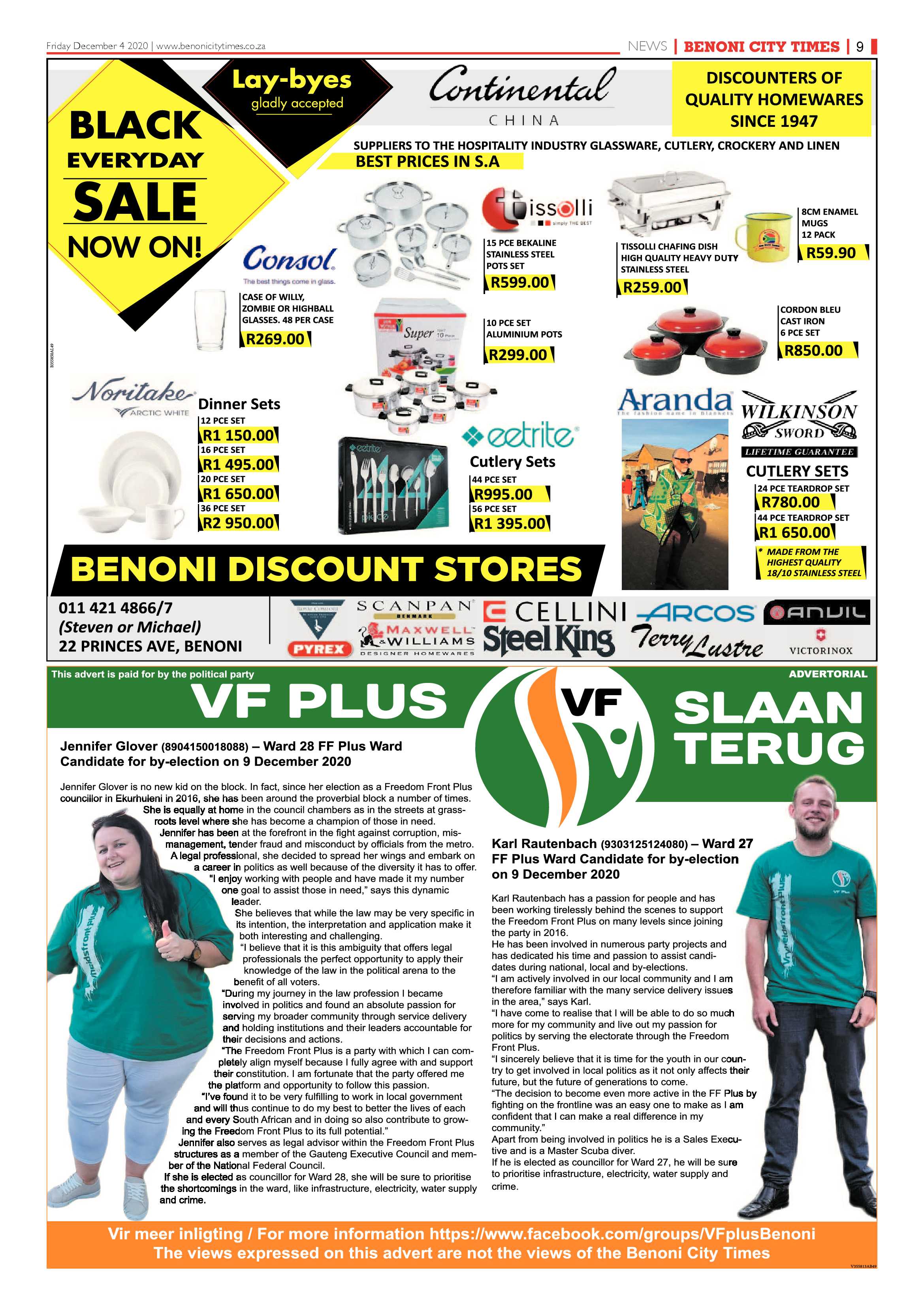 Benoni City Times 03 December 2020 page 9