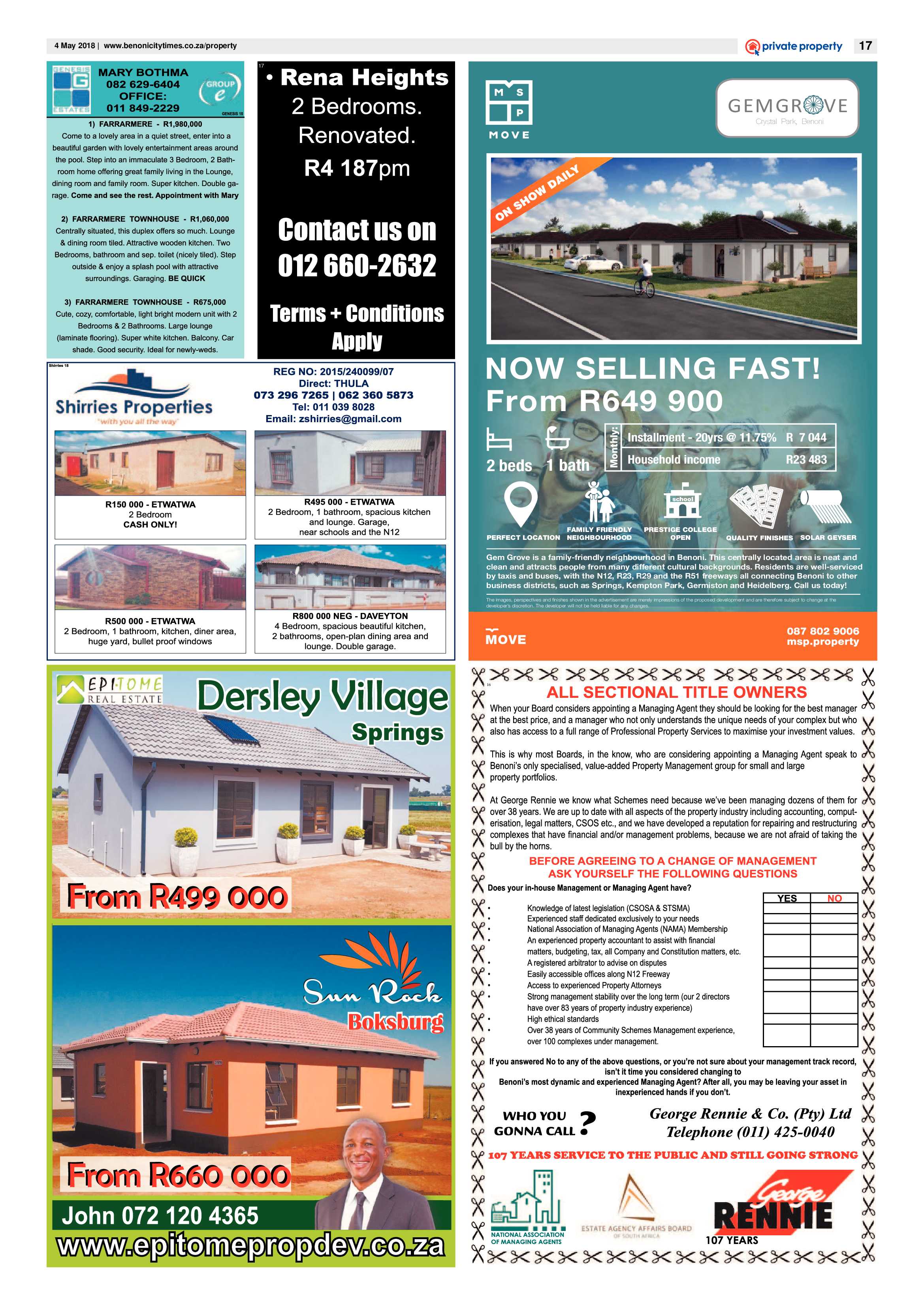 Benoni City Times 03 May 2018 page 17