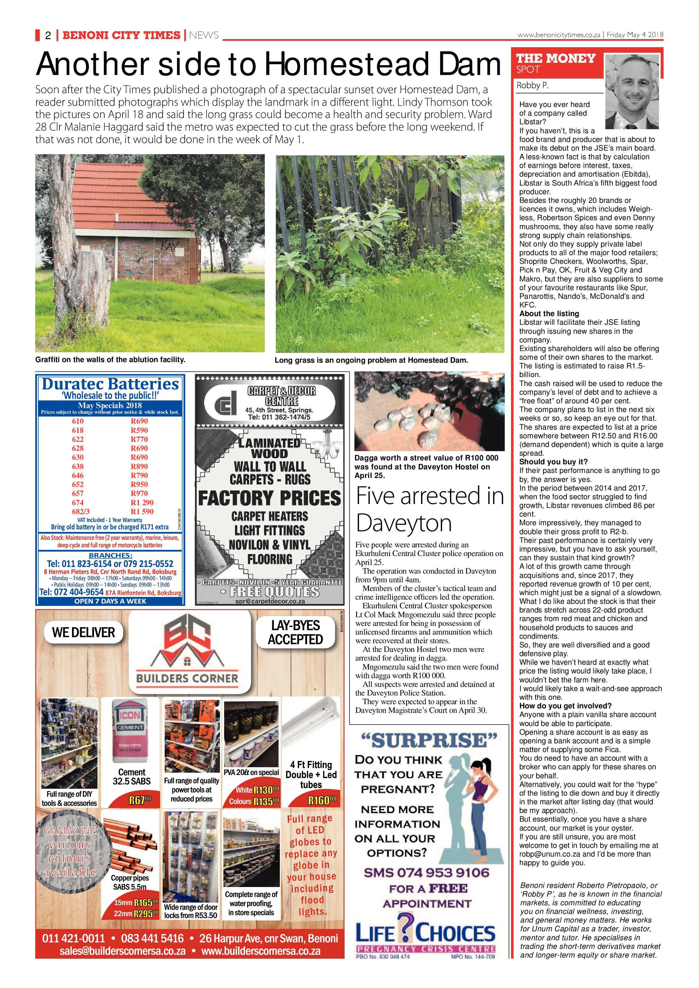 Benoni City Times 03 May 2018 page 2