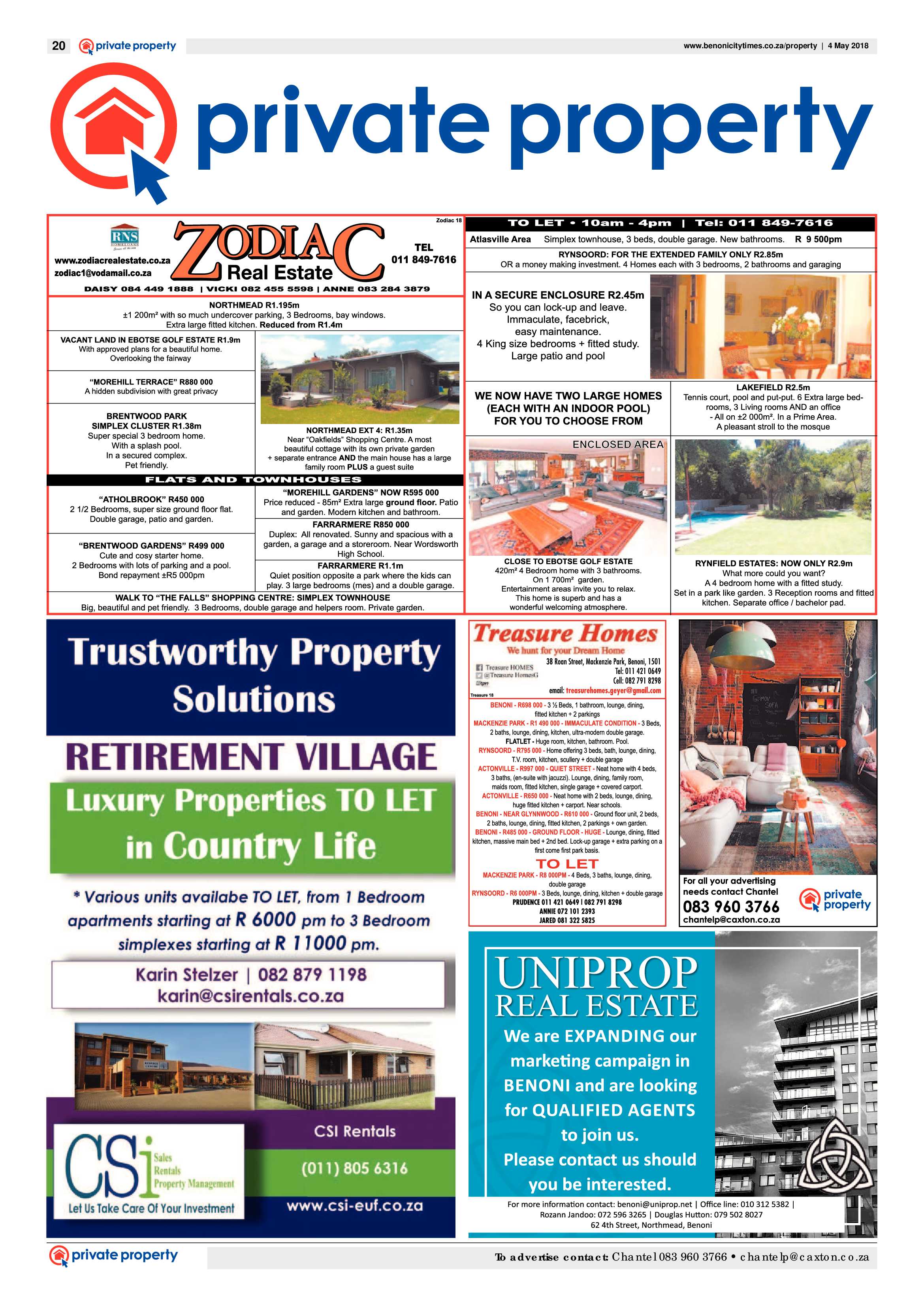 Benoni City Times 03 May 2018 page 20