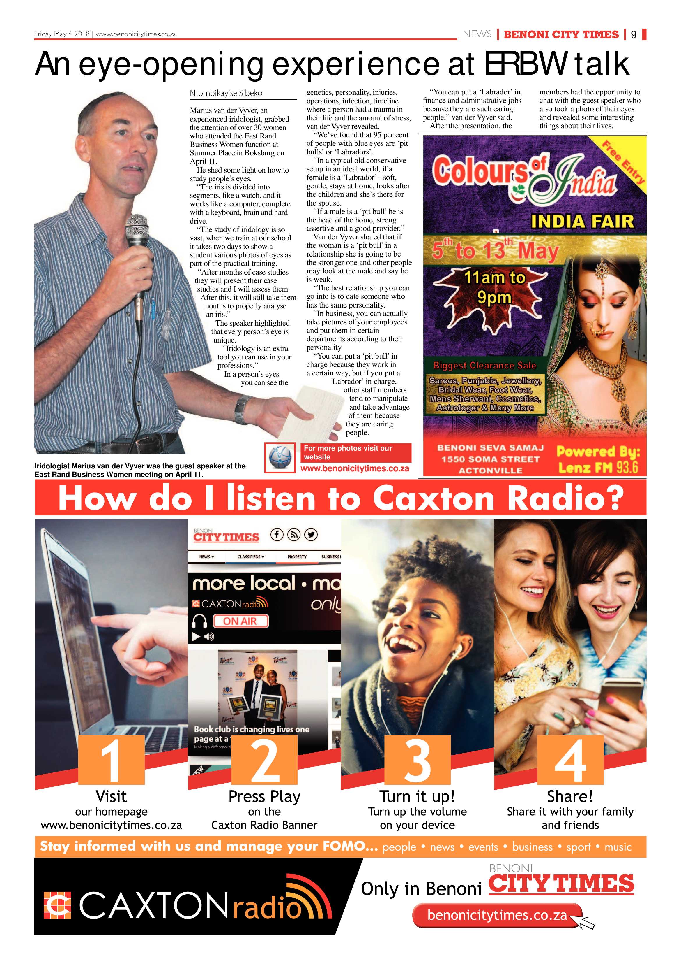 Benoni City Times 03 May 2018 page 9