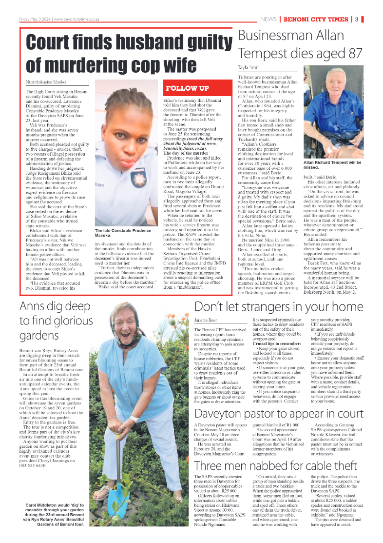 Benoni City Times 03 May 2024 page 3