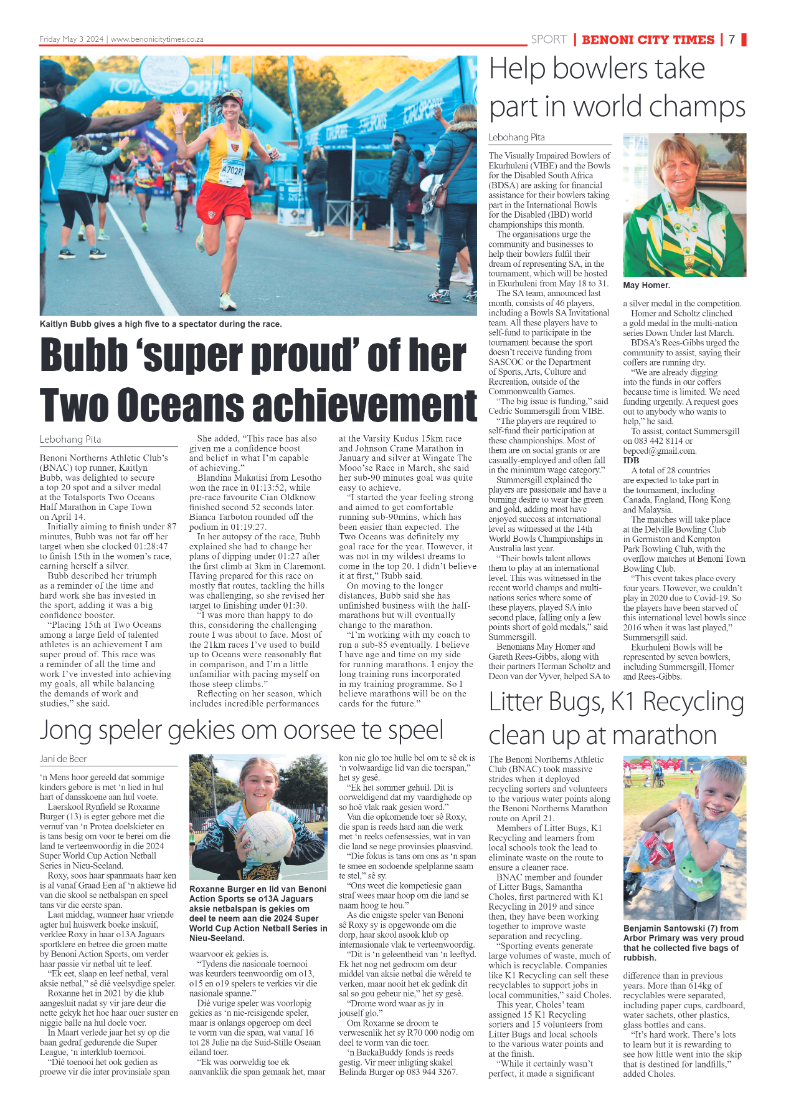 Benoni City Times 03 May 2024 page 7