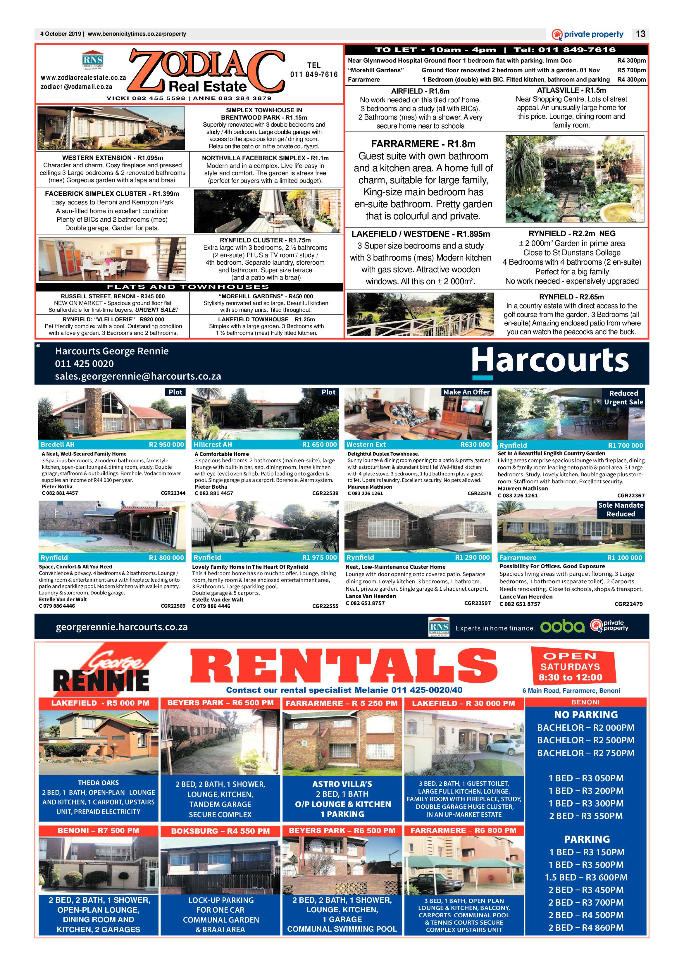 Benoni City Times 03 October 2019 page 13