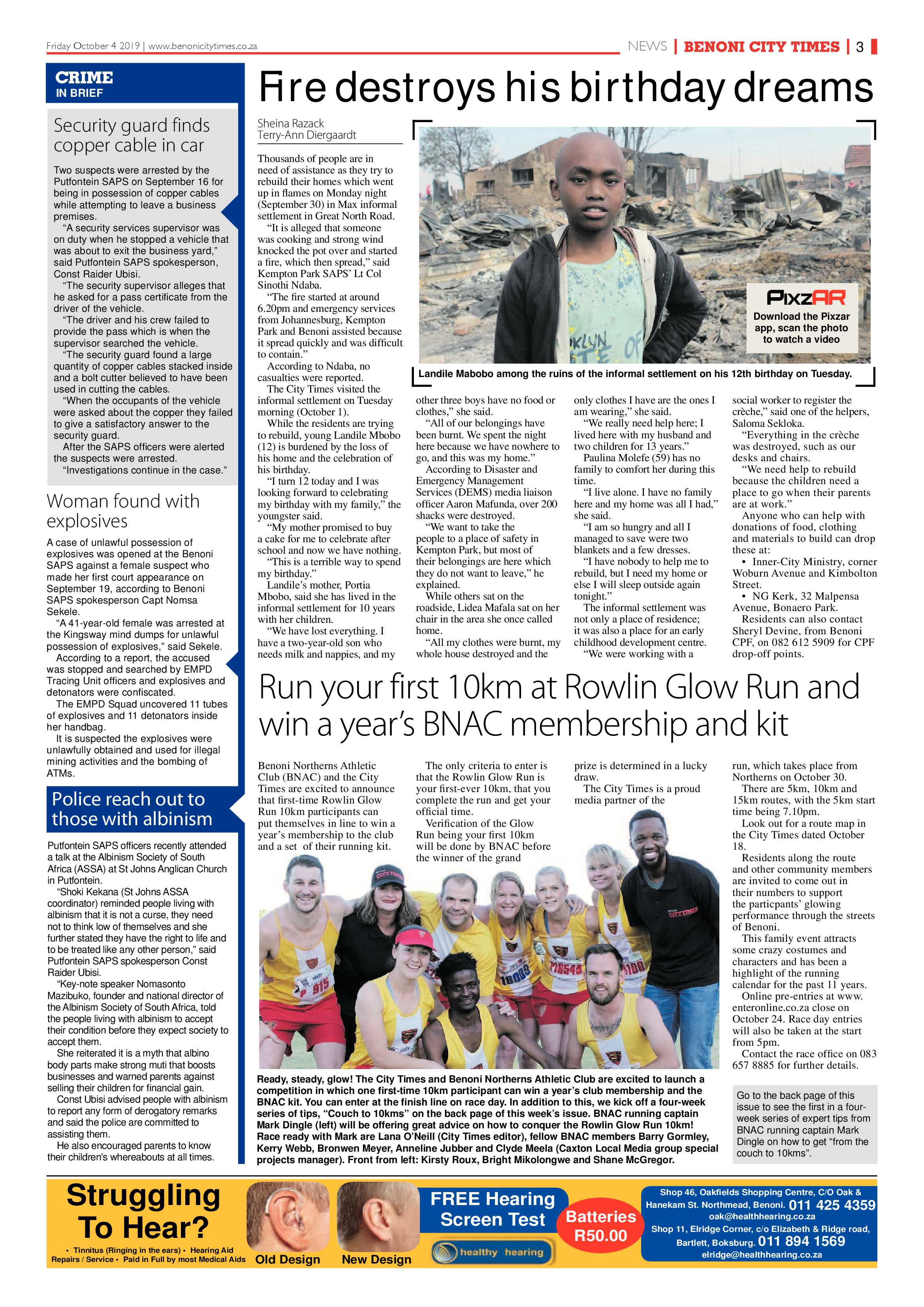 Benoni City Times 03 October 2019 page 3