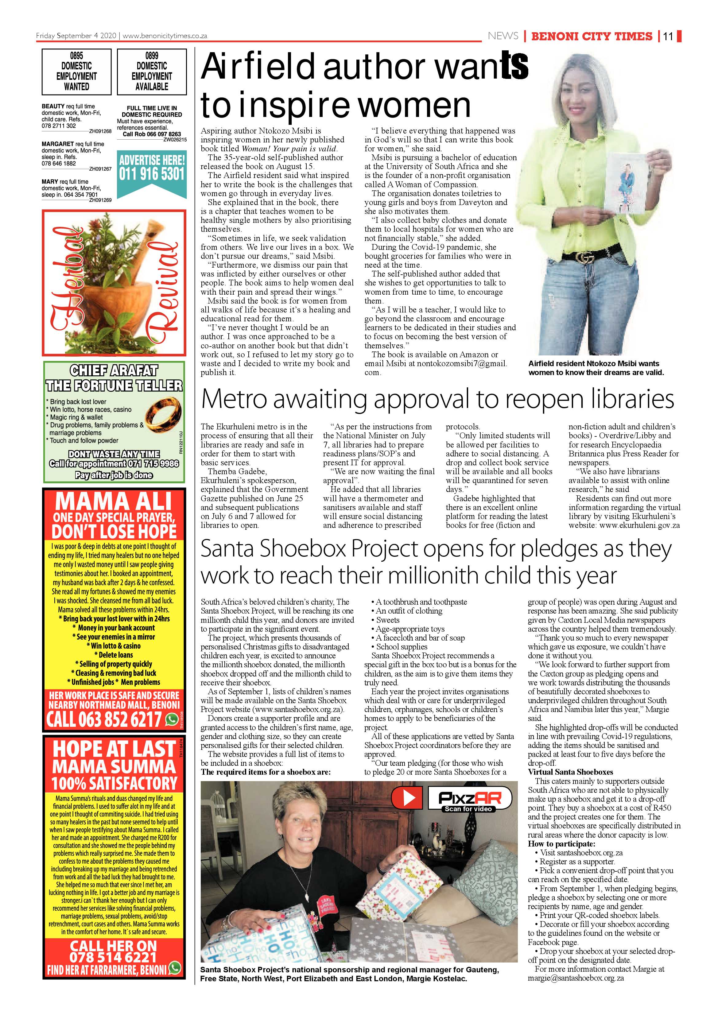 Benoni City Times 03 September 2020 page 11