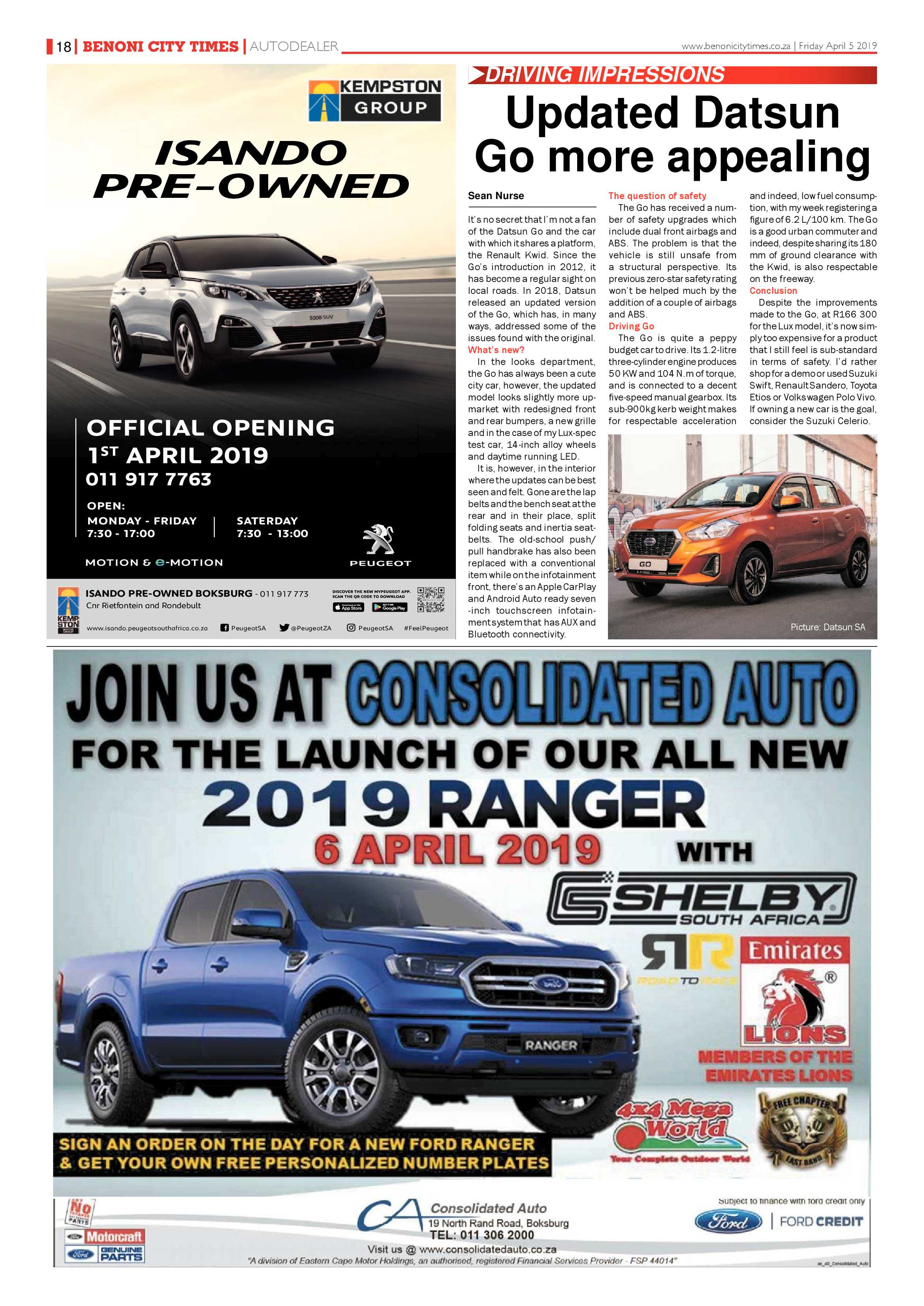 Benoni City Times 04 April 2019 page 18