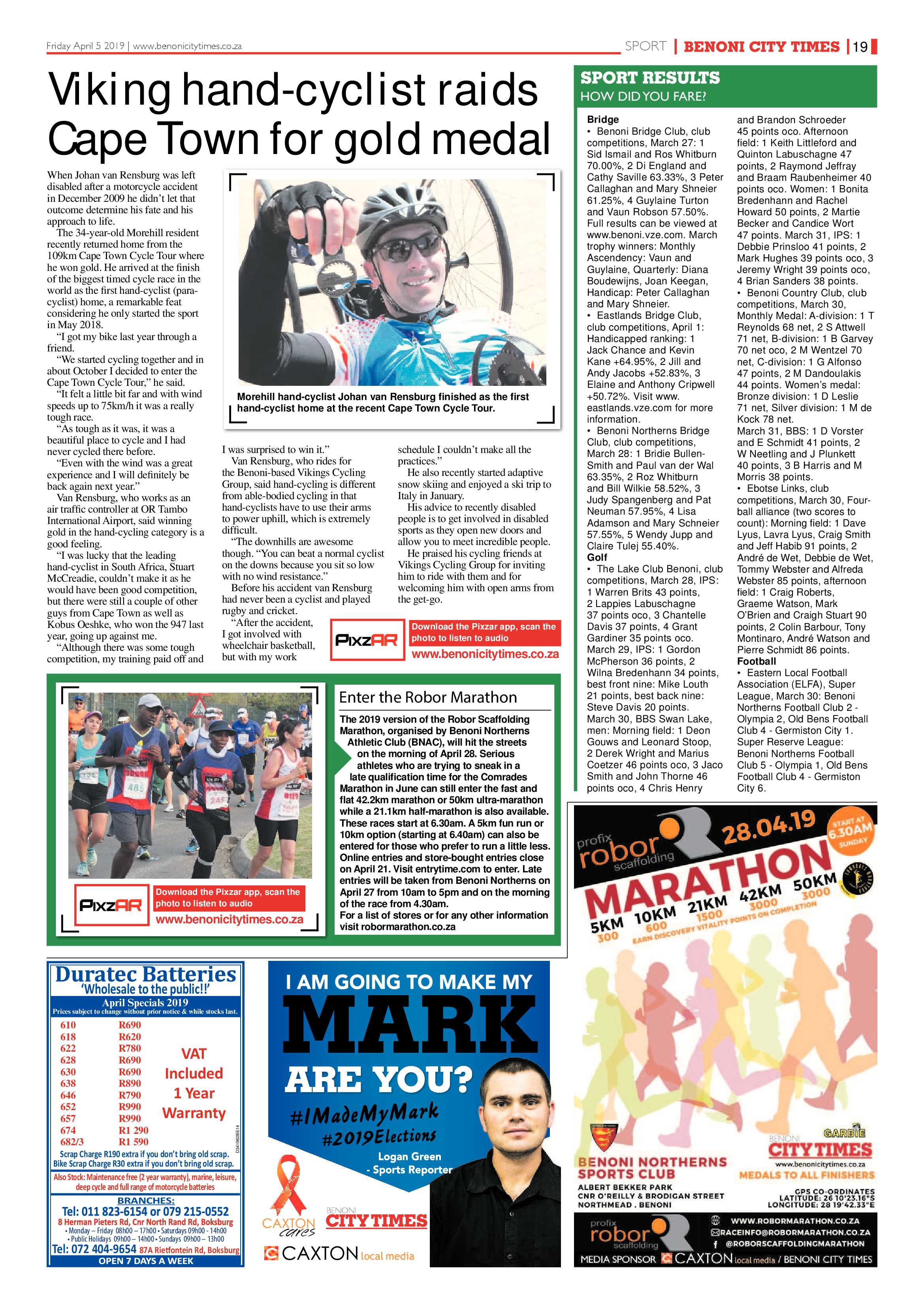 Benoni City Times 04 April 2019 page 19