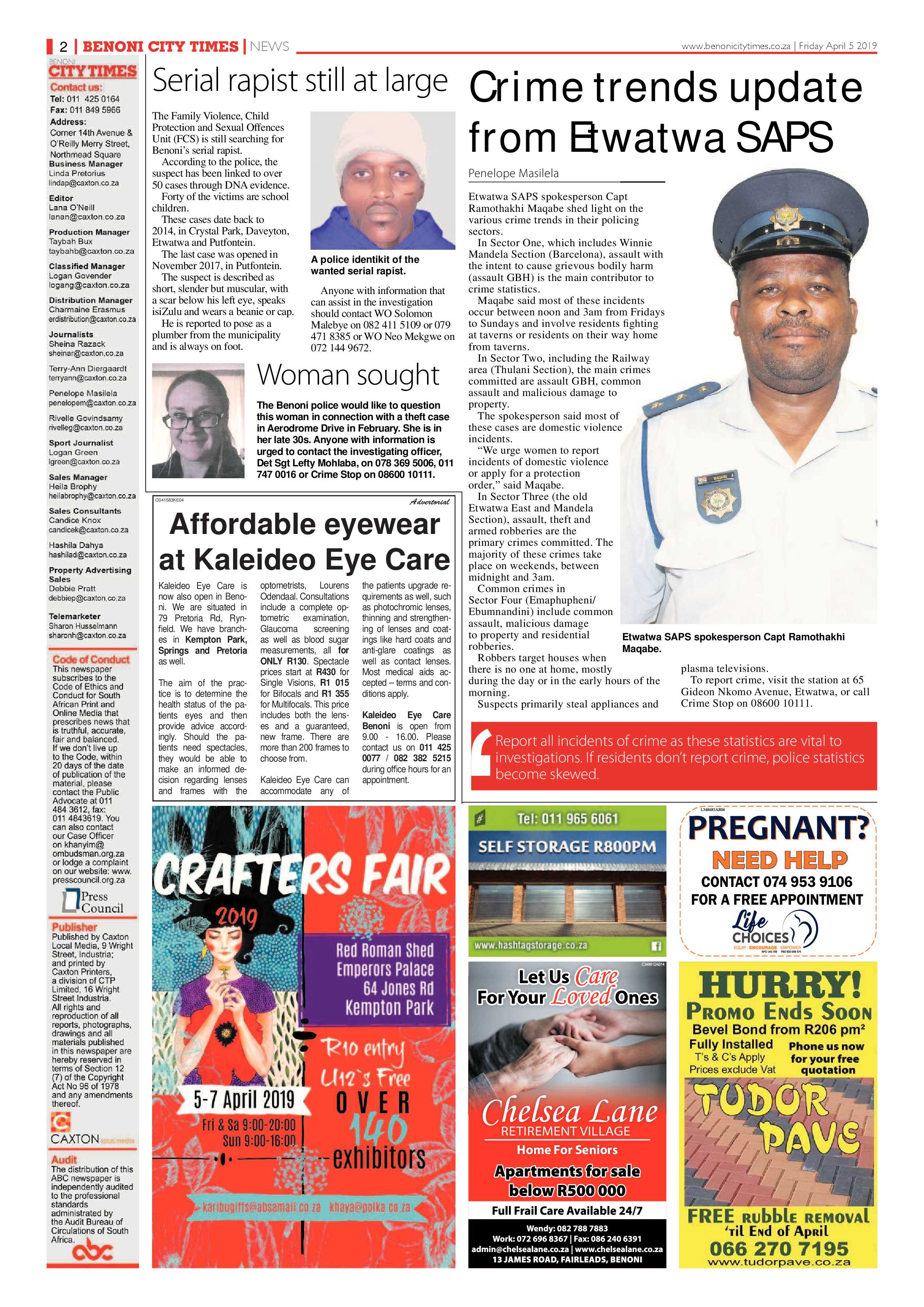 Benoni City Times 04 April 2019 page 2
