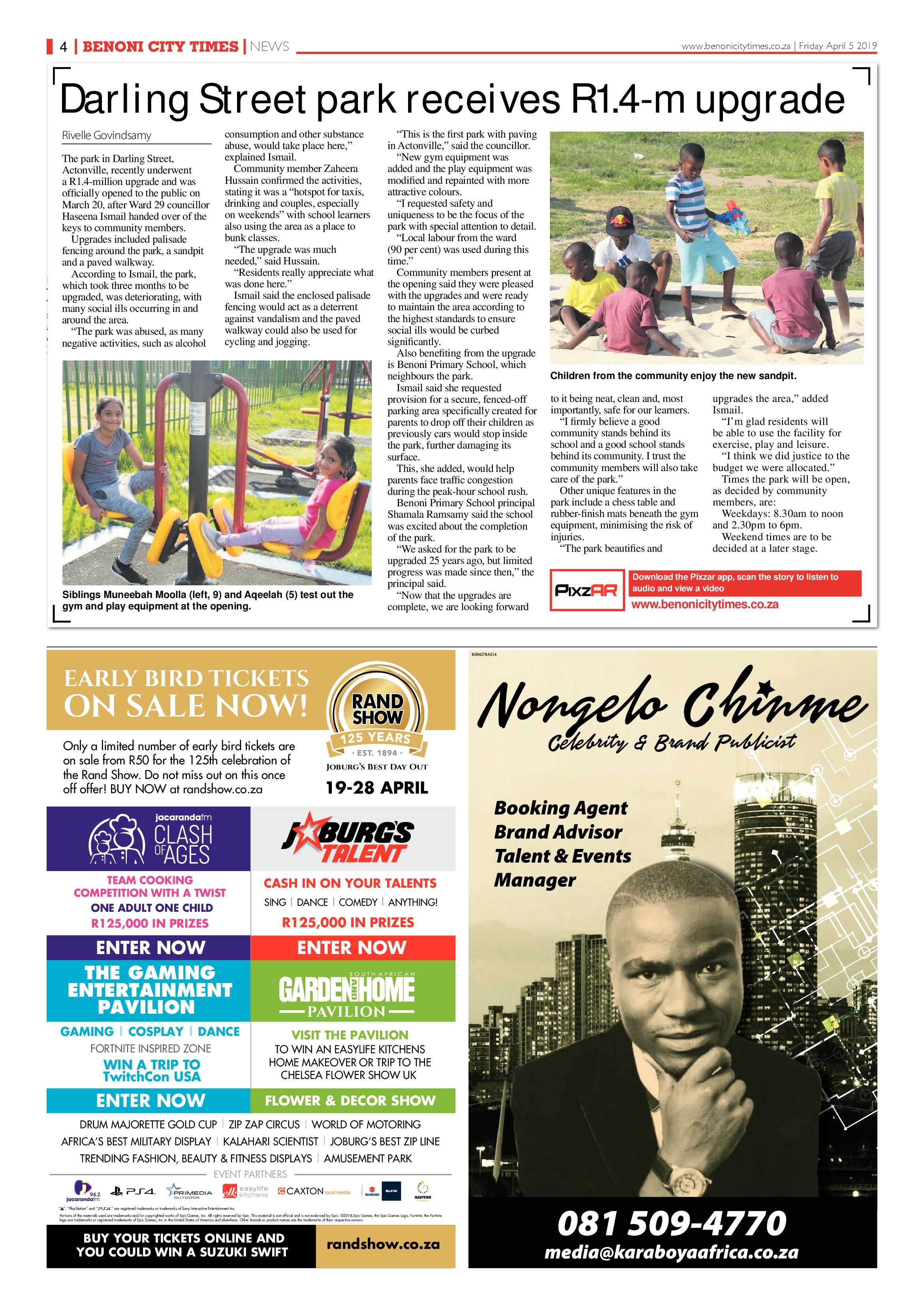 Benoni City Times 04 April 2019 page 4