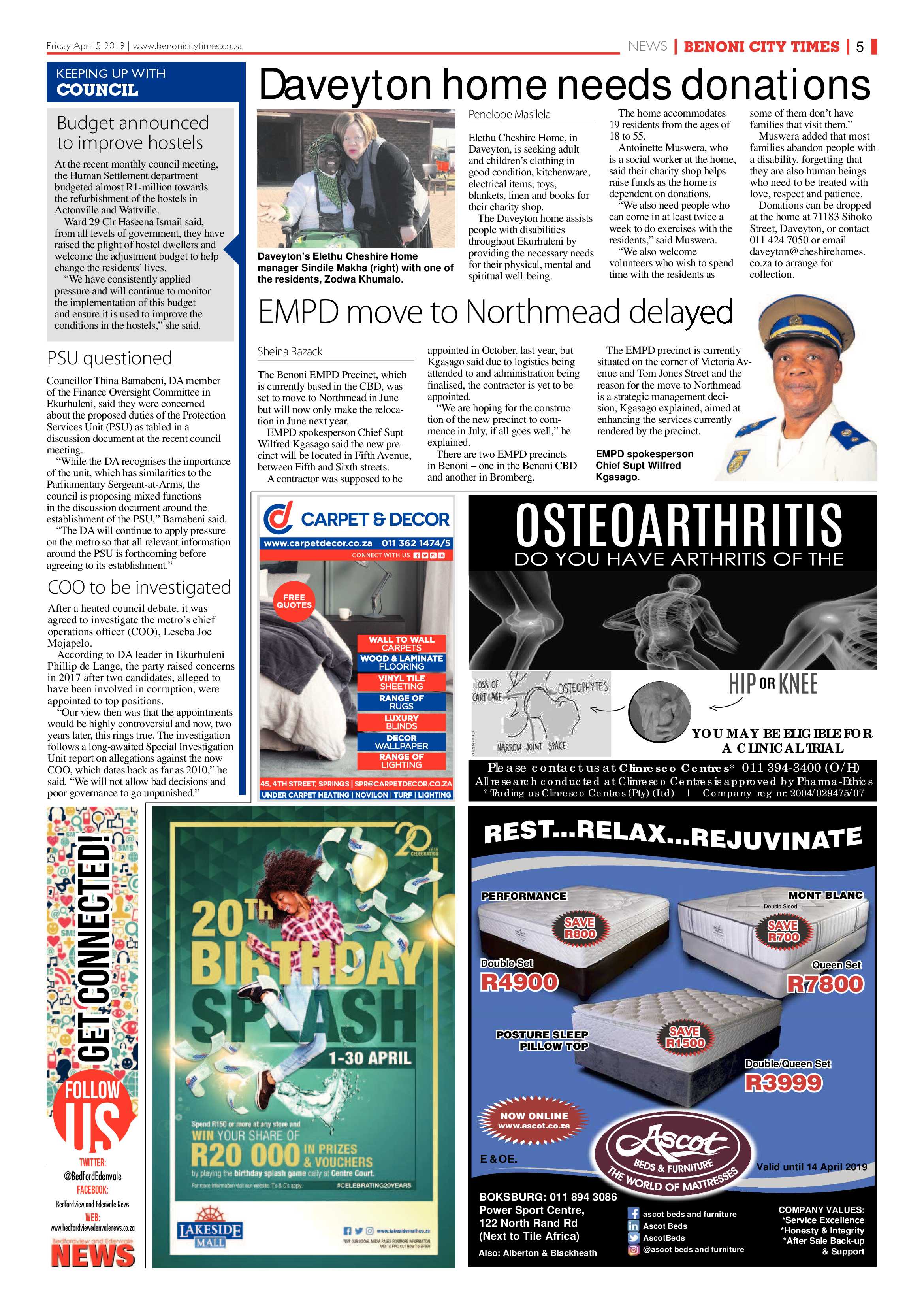 Benoni City Times 04 April 2019 page 5