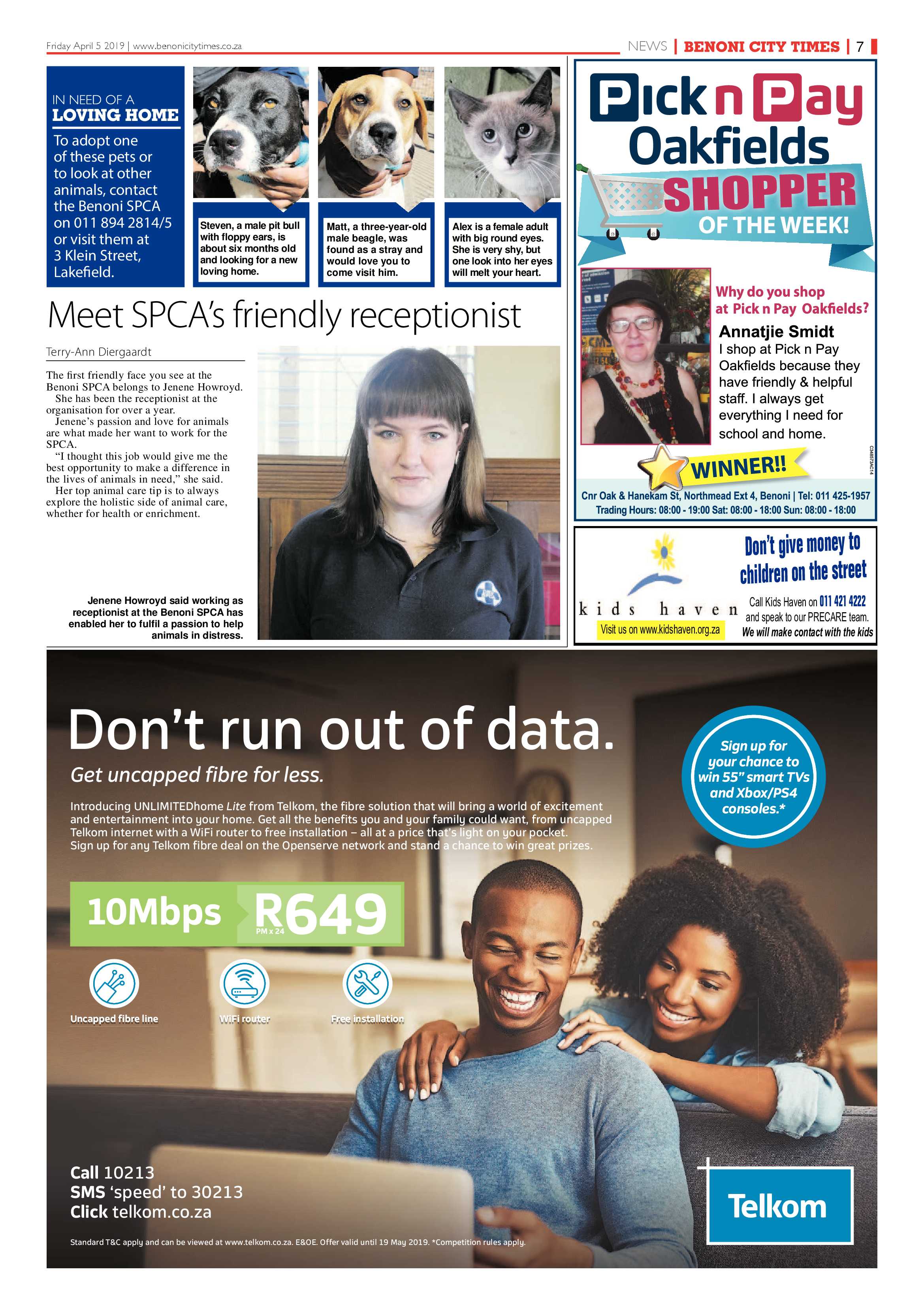 Benoni City Times 04 April 2019 page 7