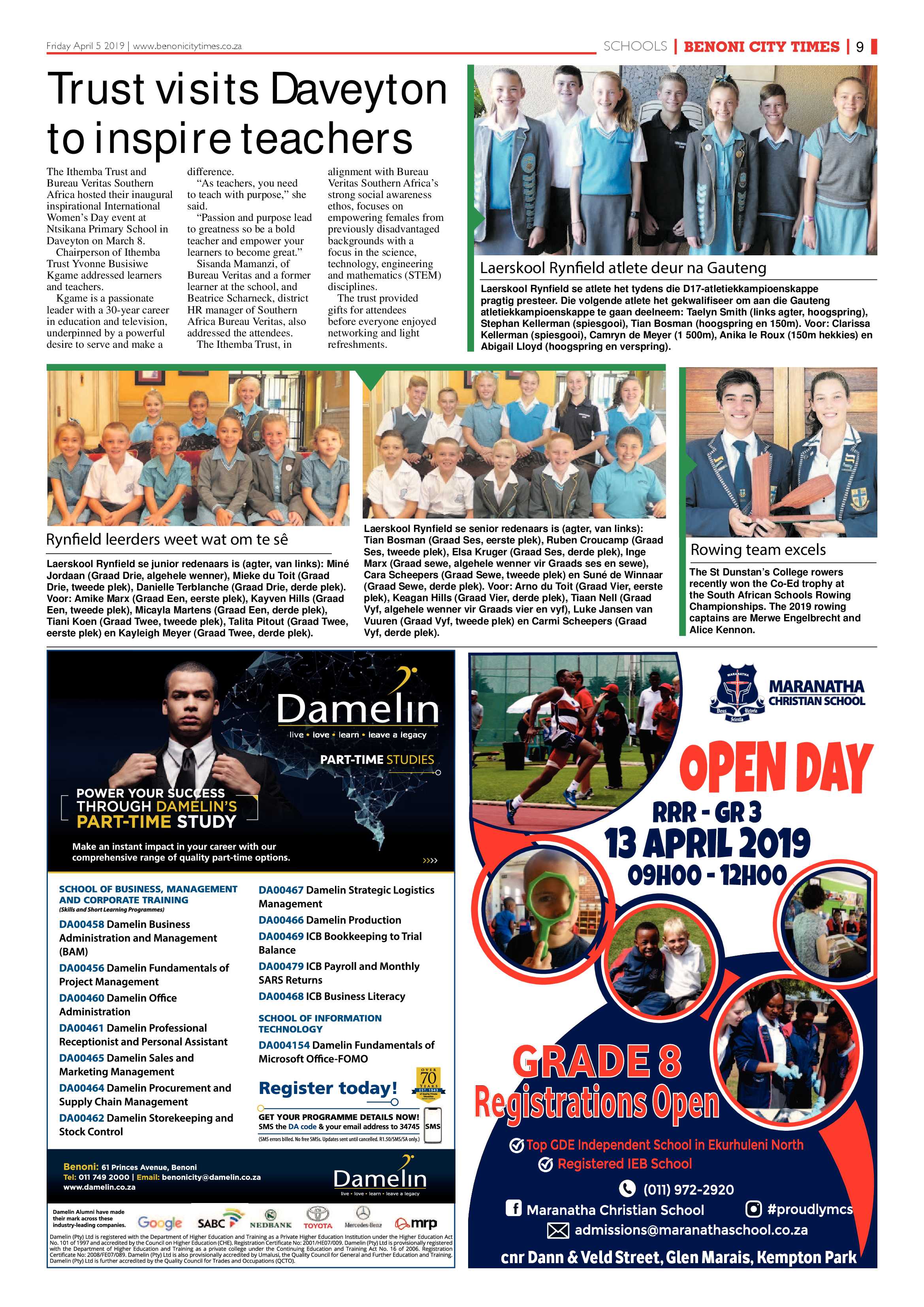 Benoni City Times 04 April 2019 page 9