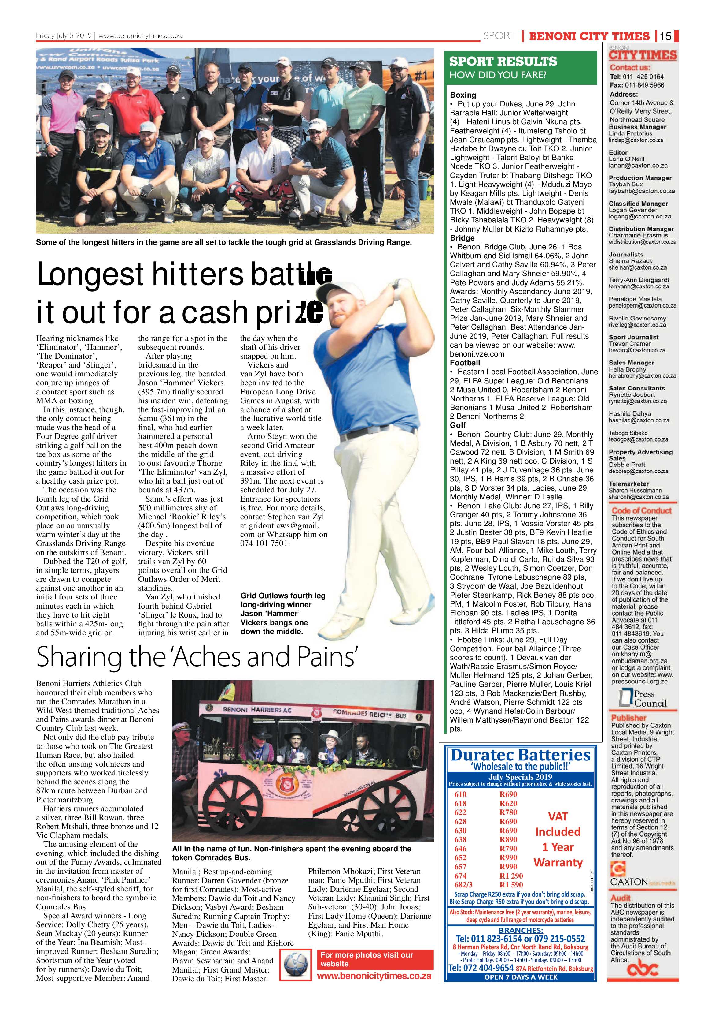 Benoni City Times 04 July 2019 page 15