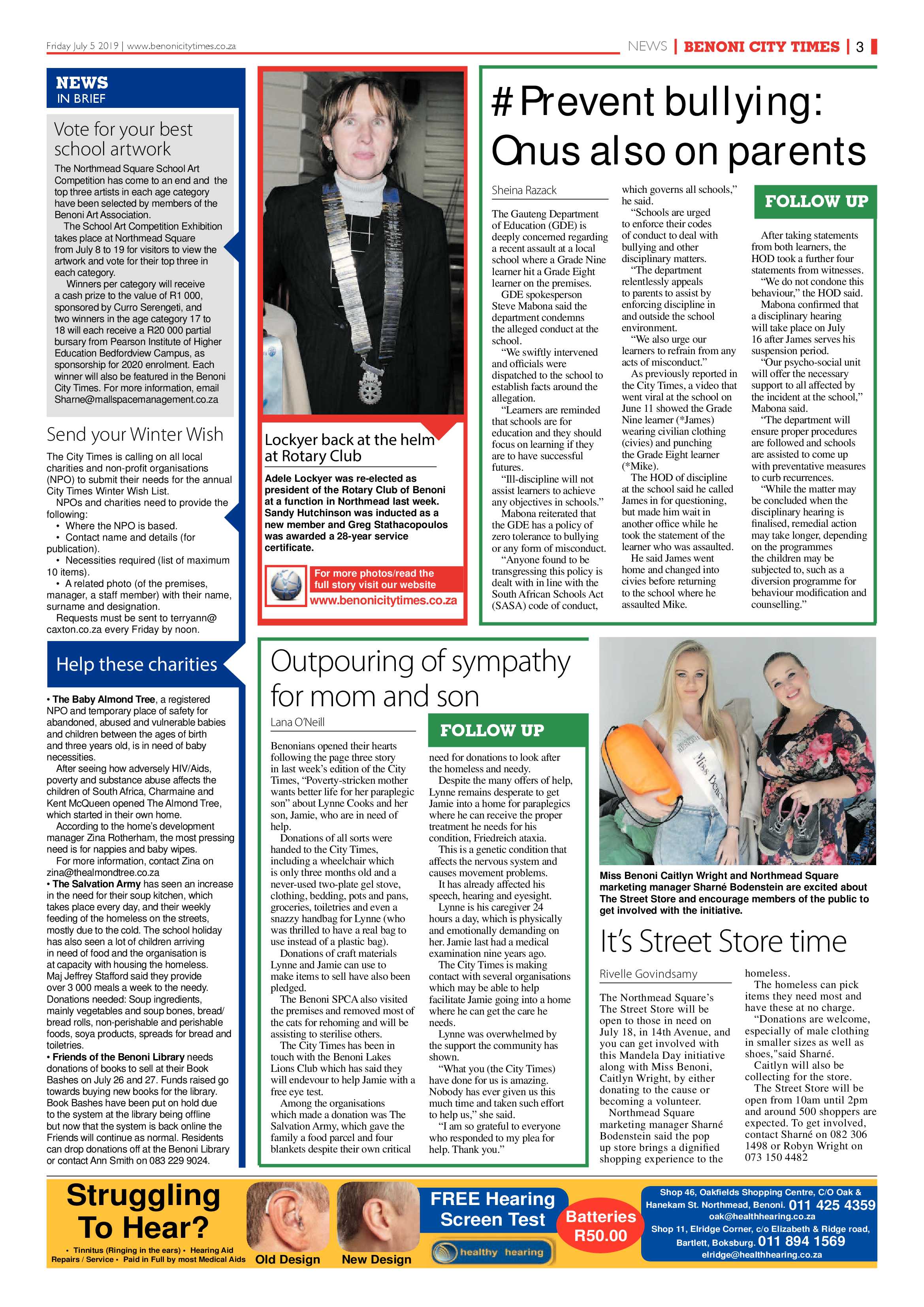 Benoni City Times 04 July 2019 page 3