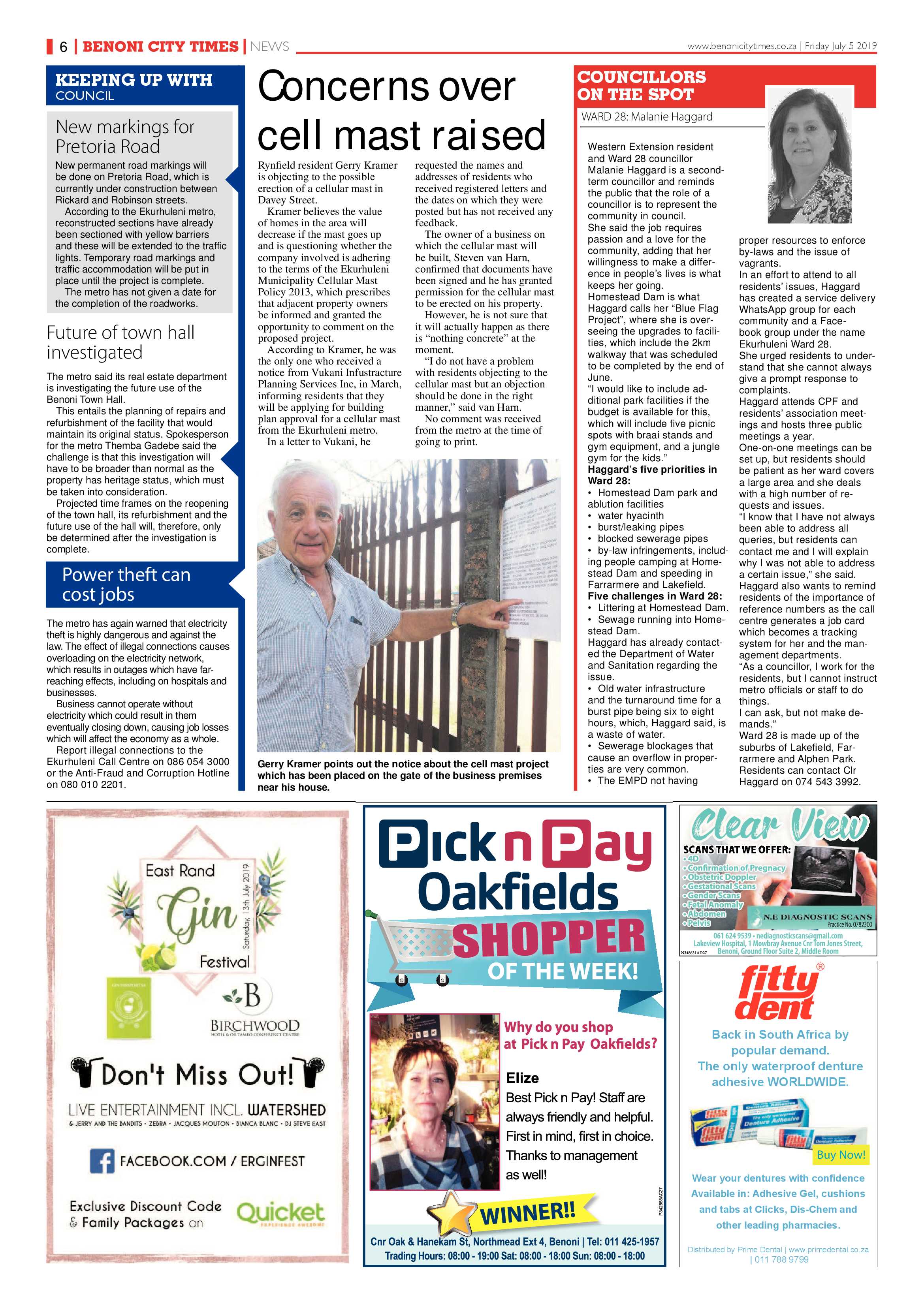 Benoni City Times 04 July 2019 page 6