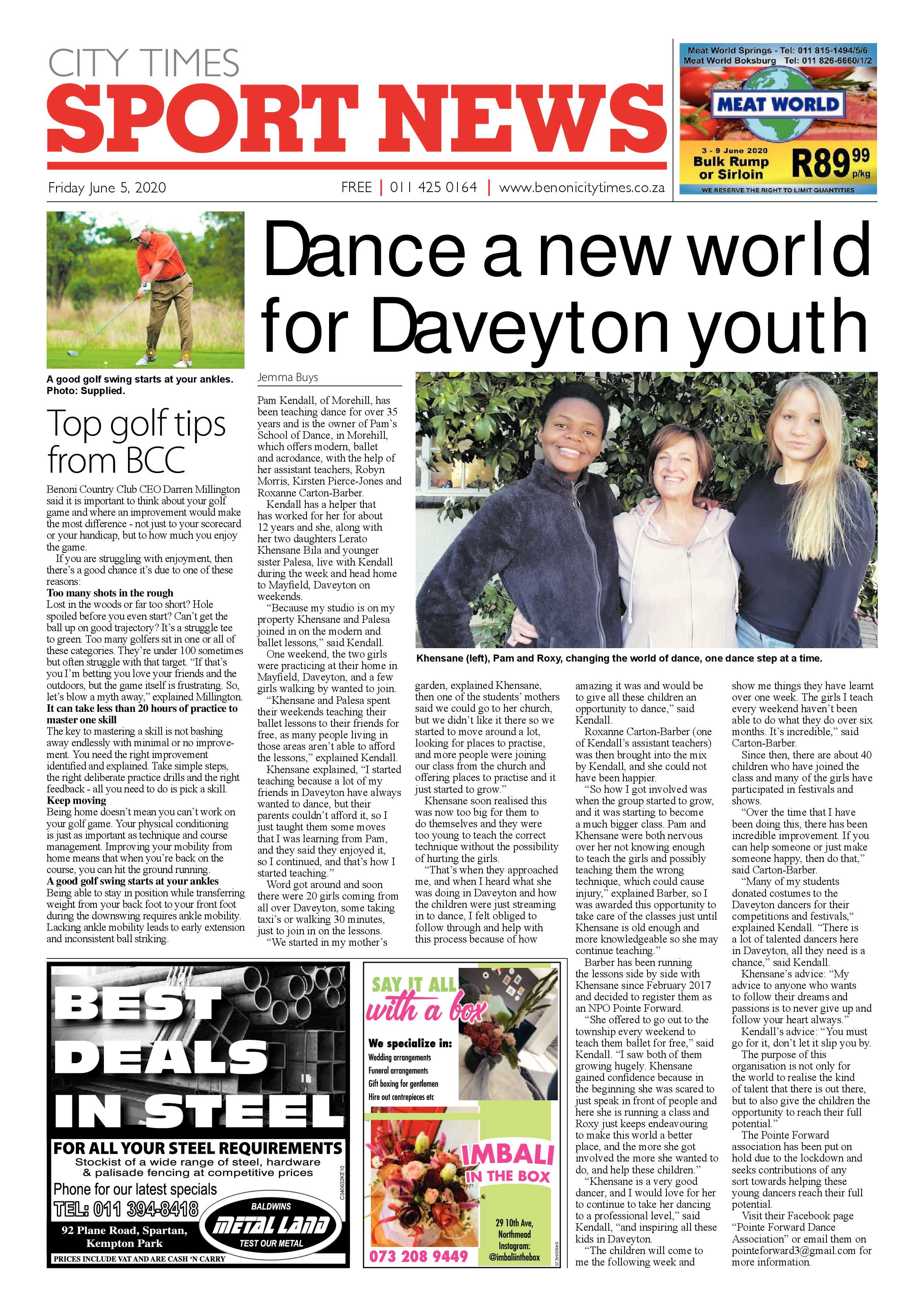 Benoni City Times 04 June 2020 page 12