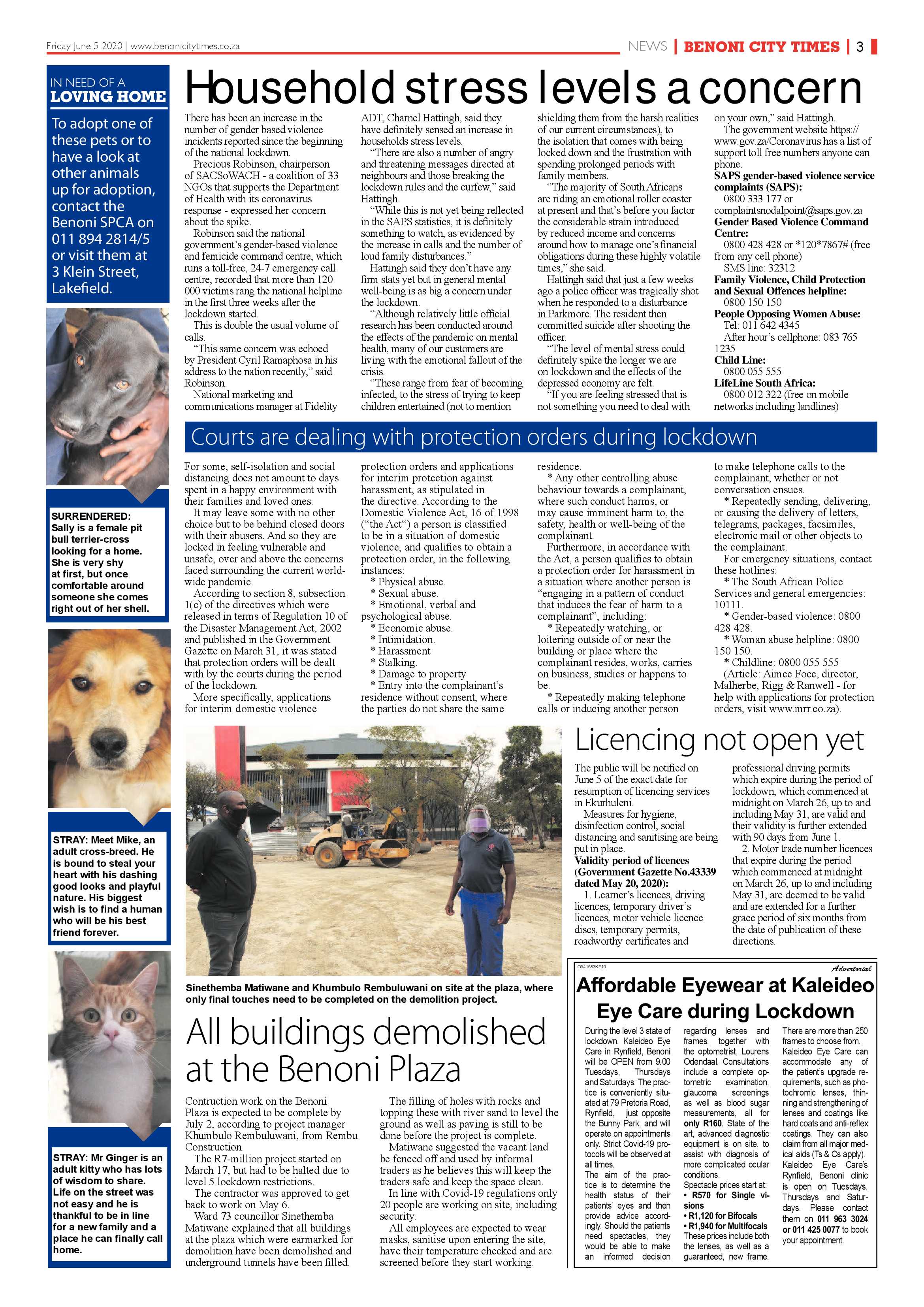 Benoni City Times 04 June 2020 page 3