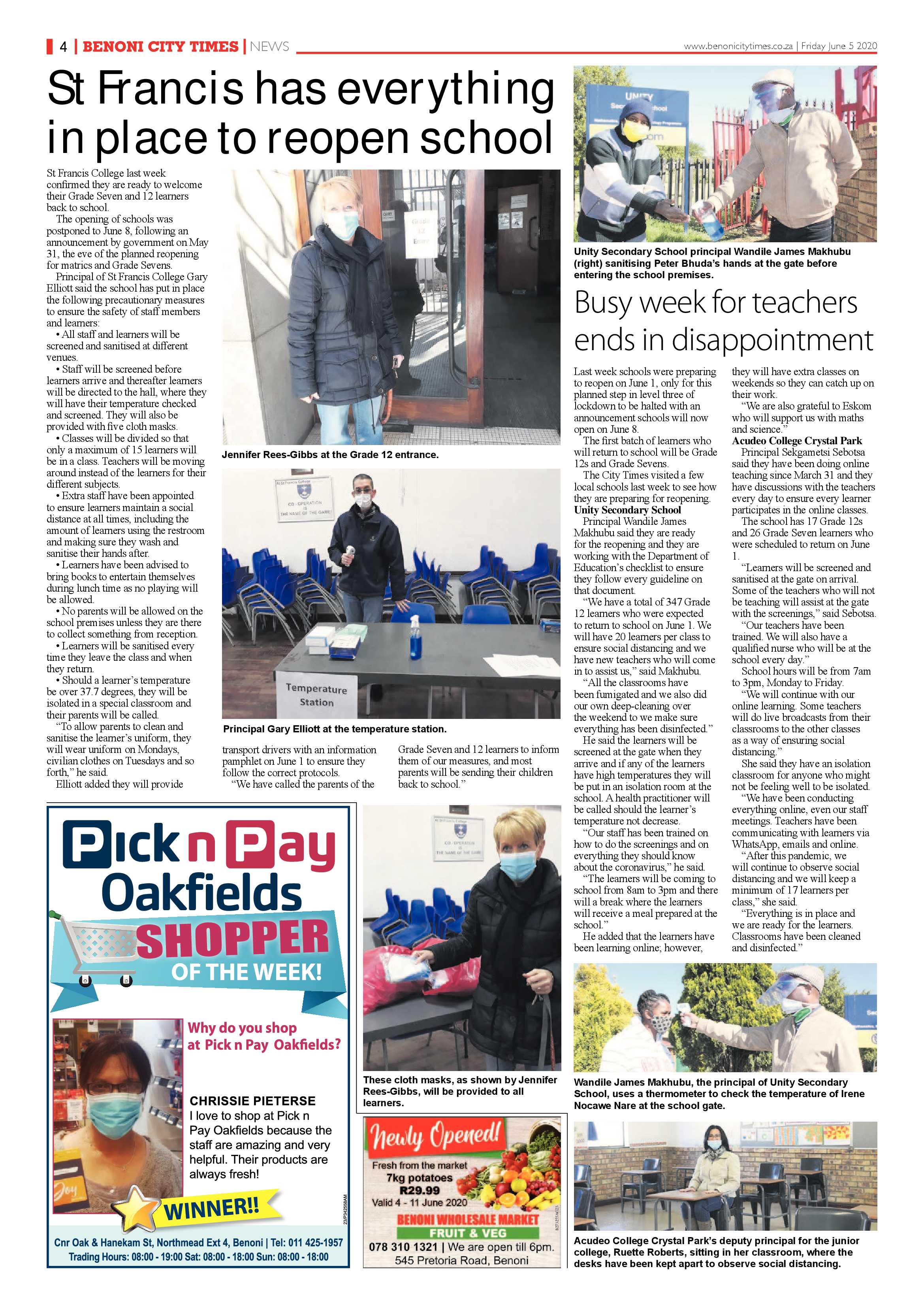 Benoni City Times 04 June 2020 page 4