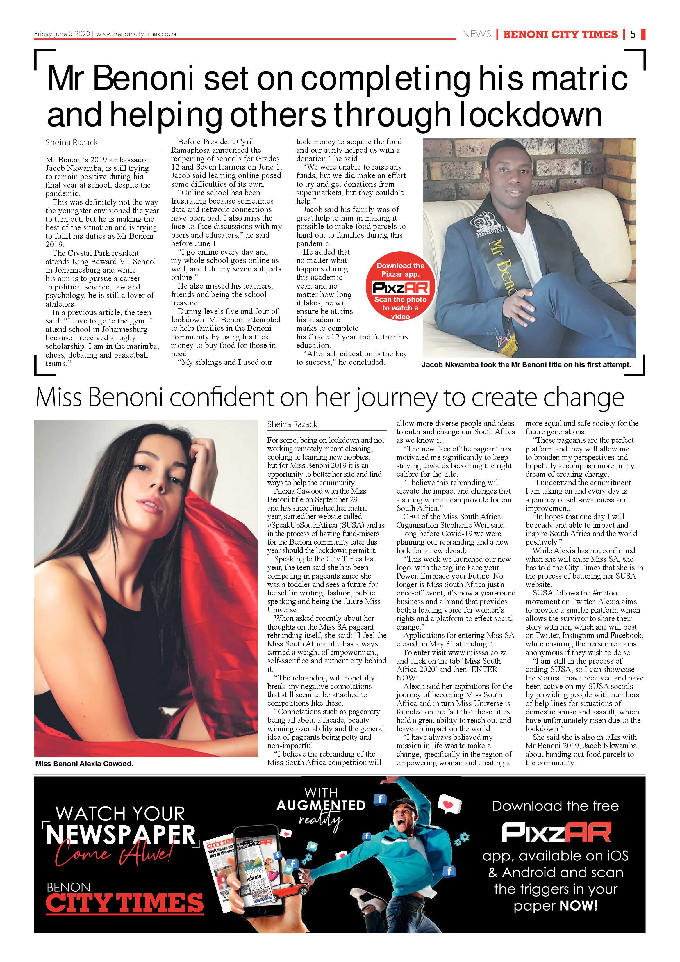 Benoni City Times 04 June 2020 page 5