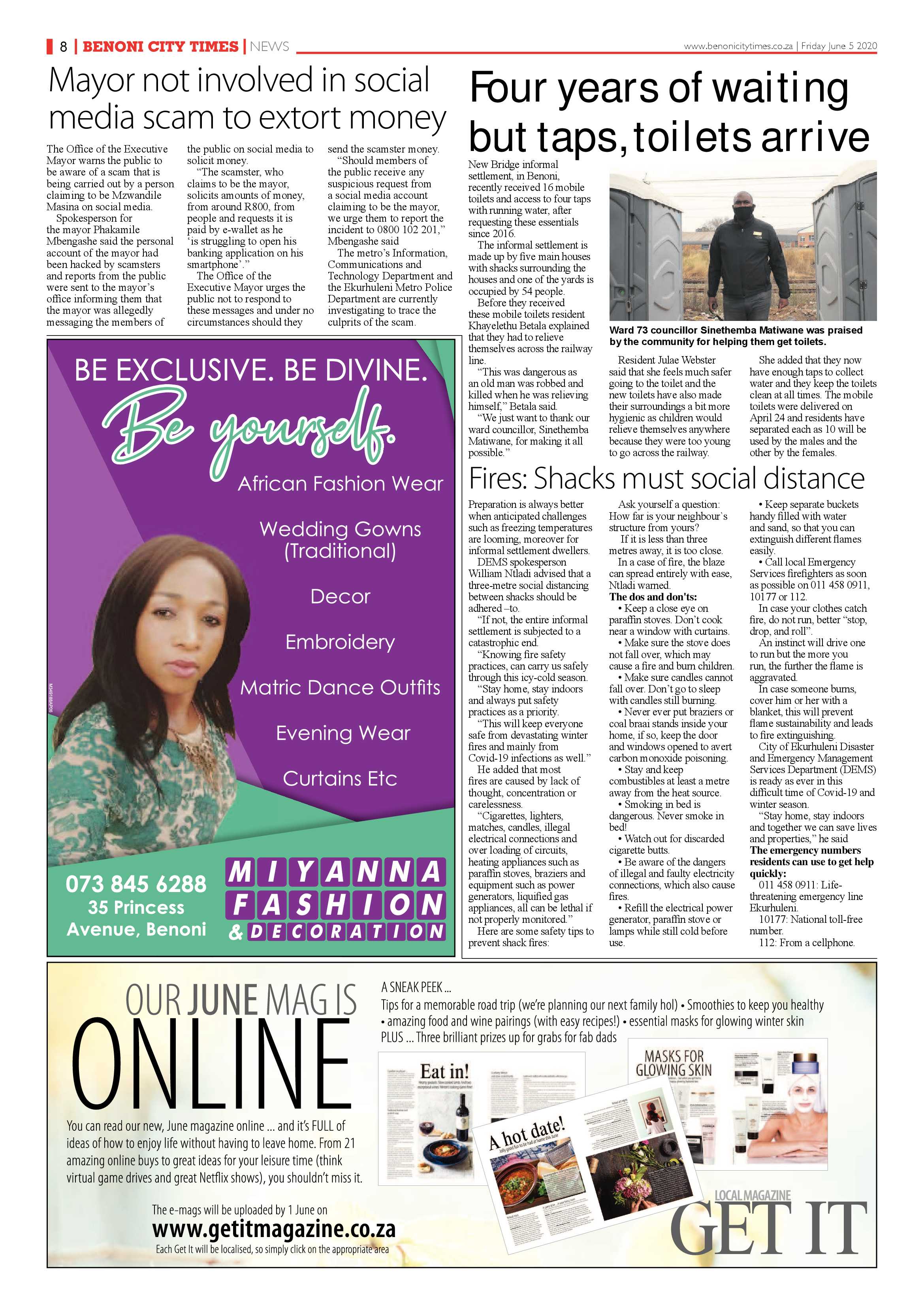 Benoni City Times 04 June 2020 page 8