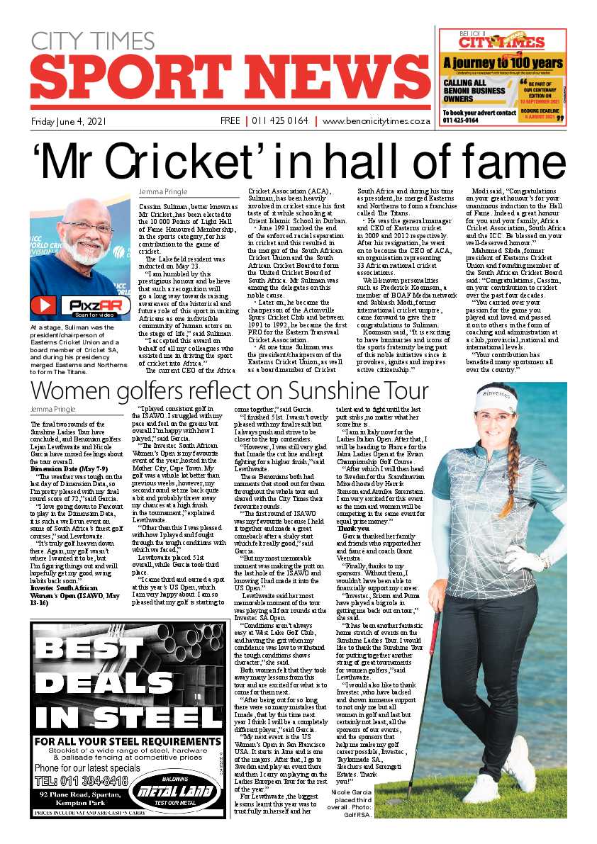 Benoni City Times 04 June 2021 page 12