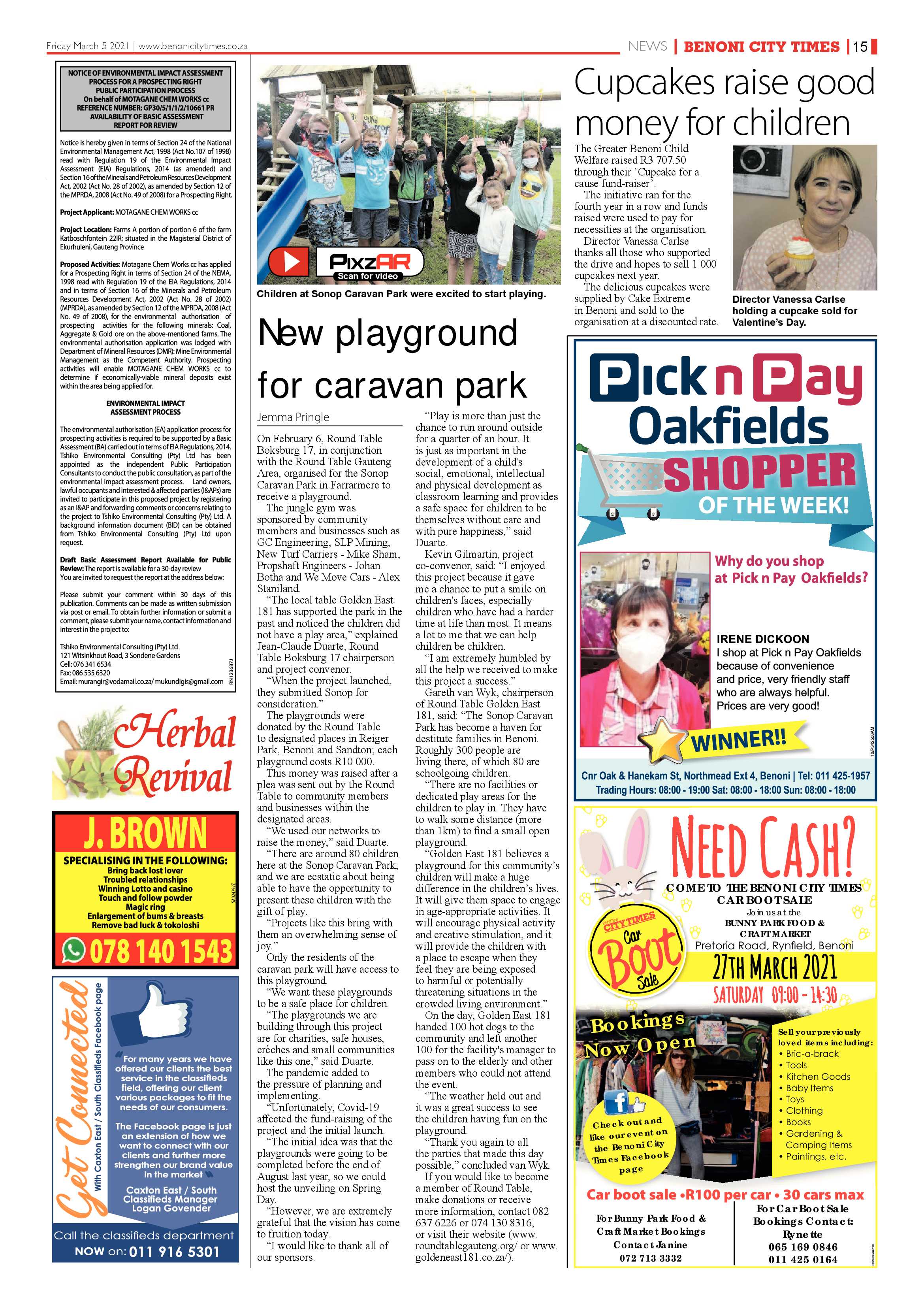 Benoni City Times 04 March 2021 page 15