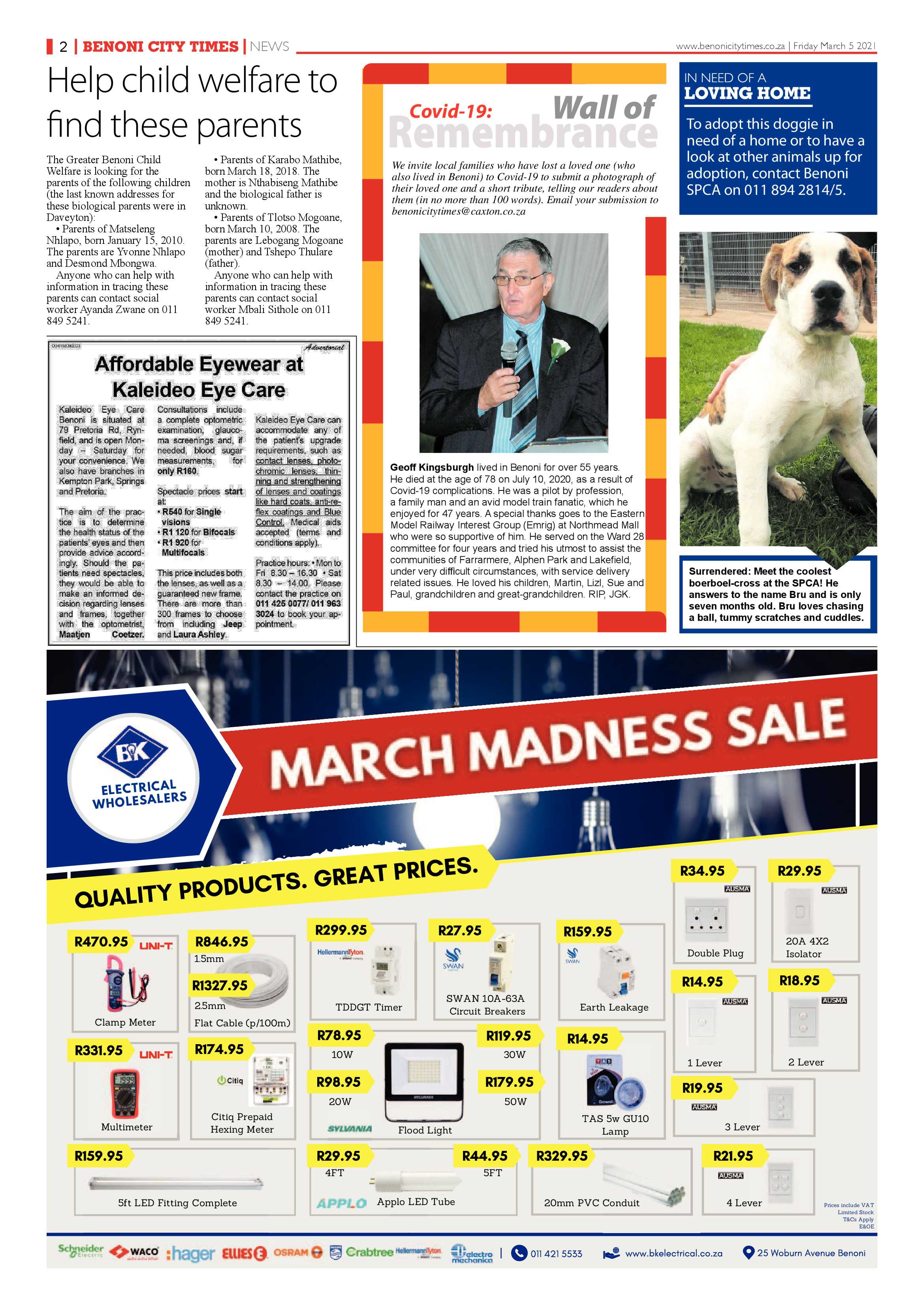 Benoni City Times 04 March 2021 page 2