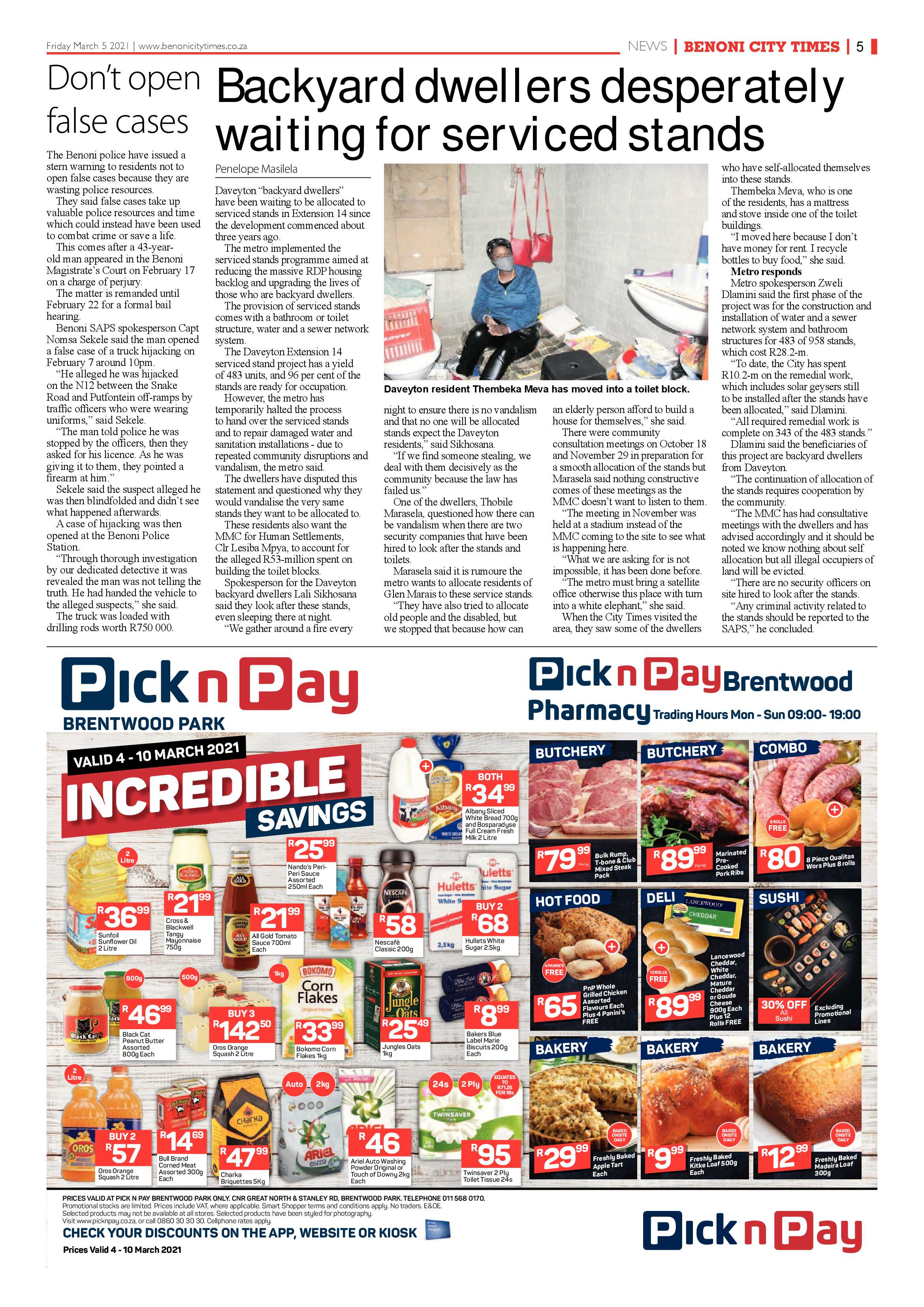 Benoni City Times 04 March 2021 page 5